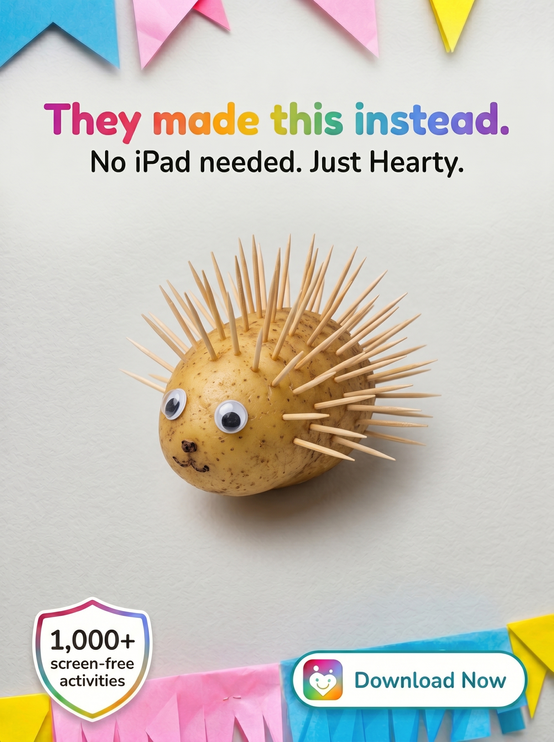 Hearty App Facebook ad