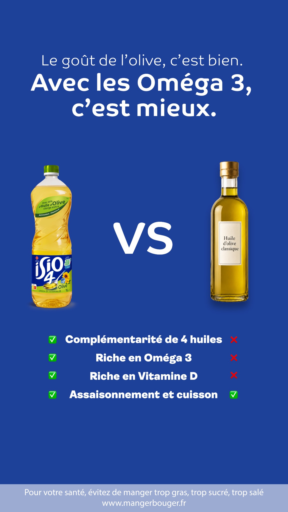 ISIO 4 Facebook ad: Huile de tournesol ISIO4
