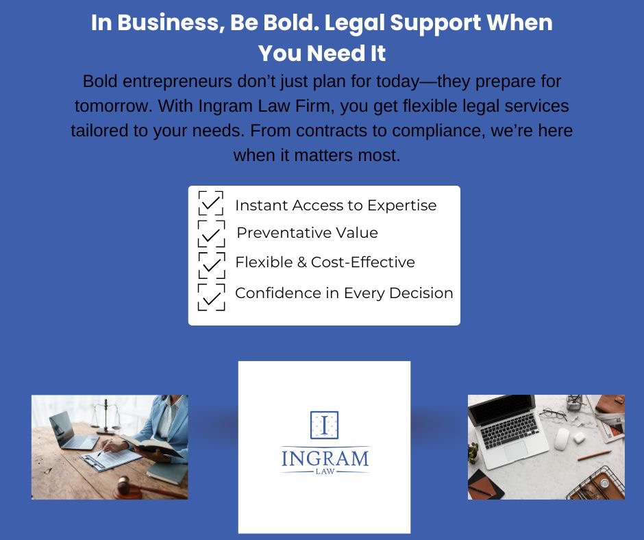 Ingram Law Firm, PLLC Facebook ad from Mar 6, 2025