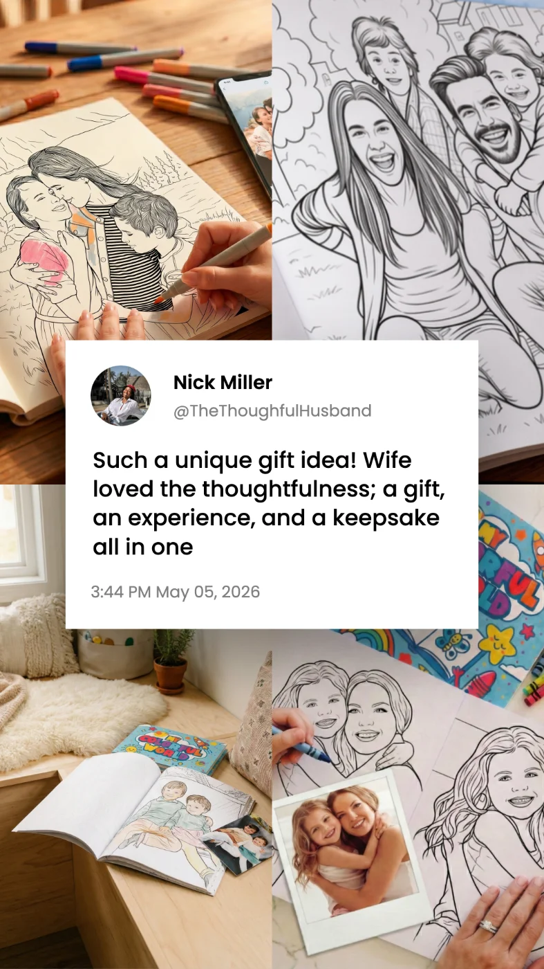 My Colorful World - Customized Coloring Books From Photos Facebook ad