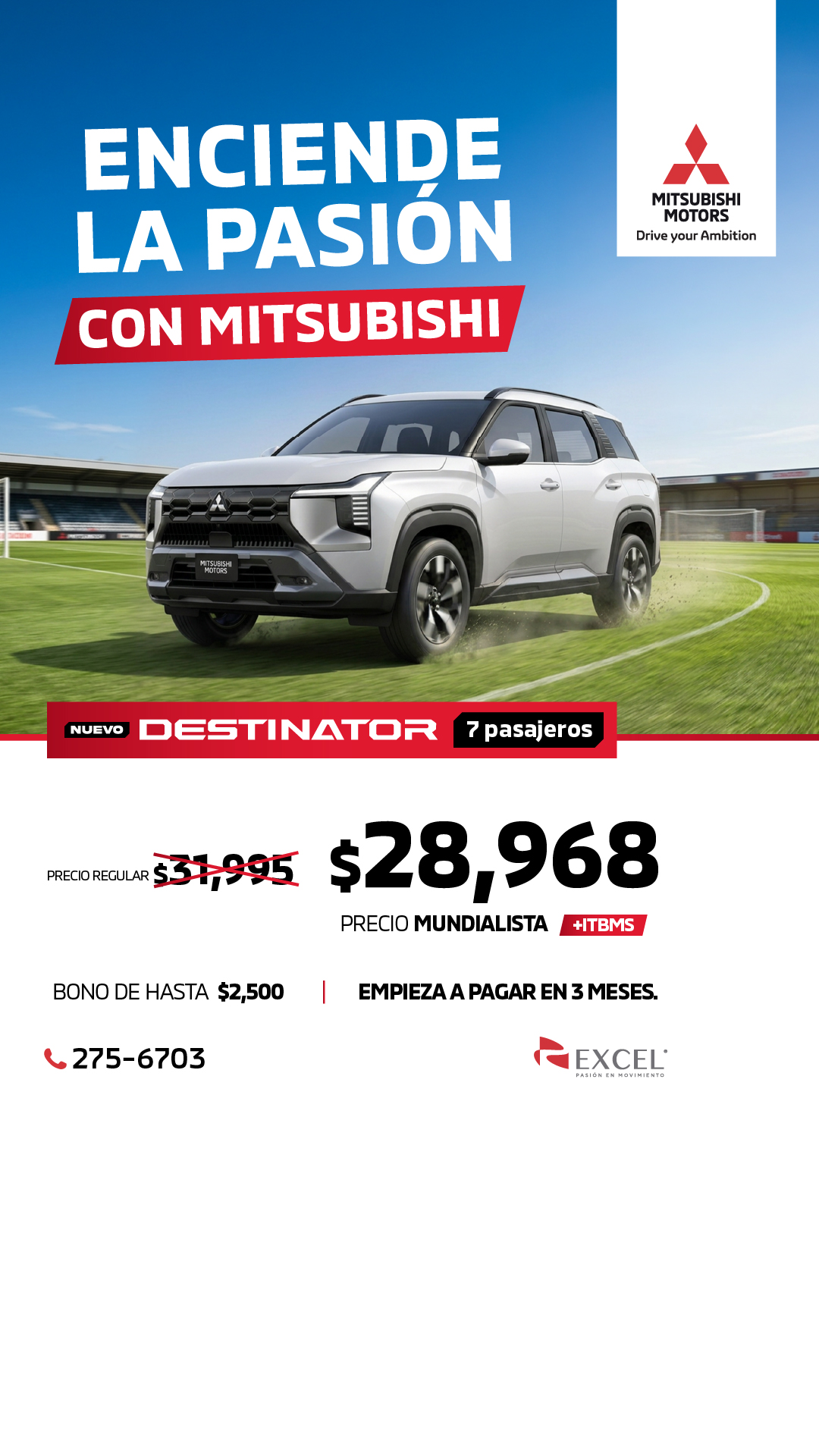 Mitsubishi Motors Panamá Facebook ad from Jun 11, 2026