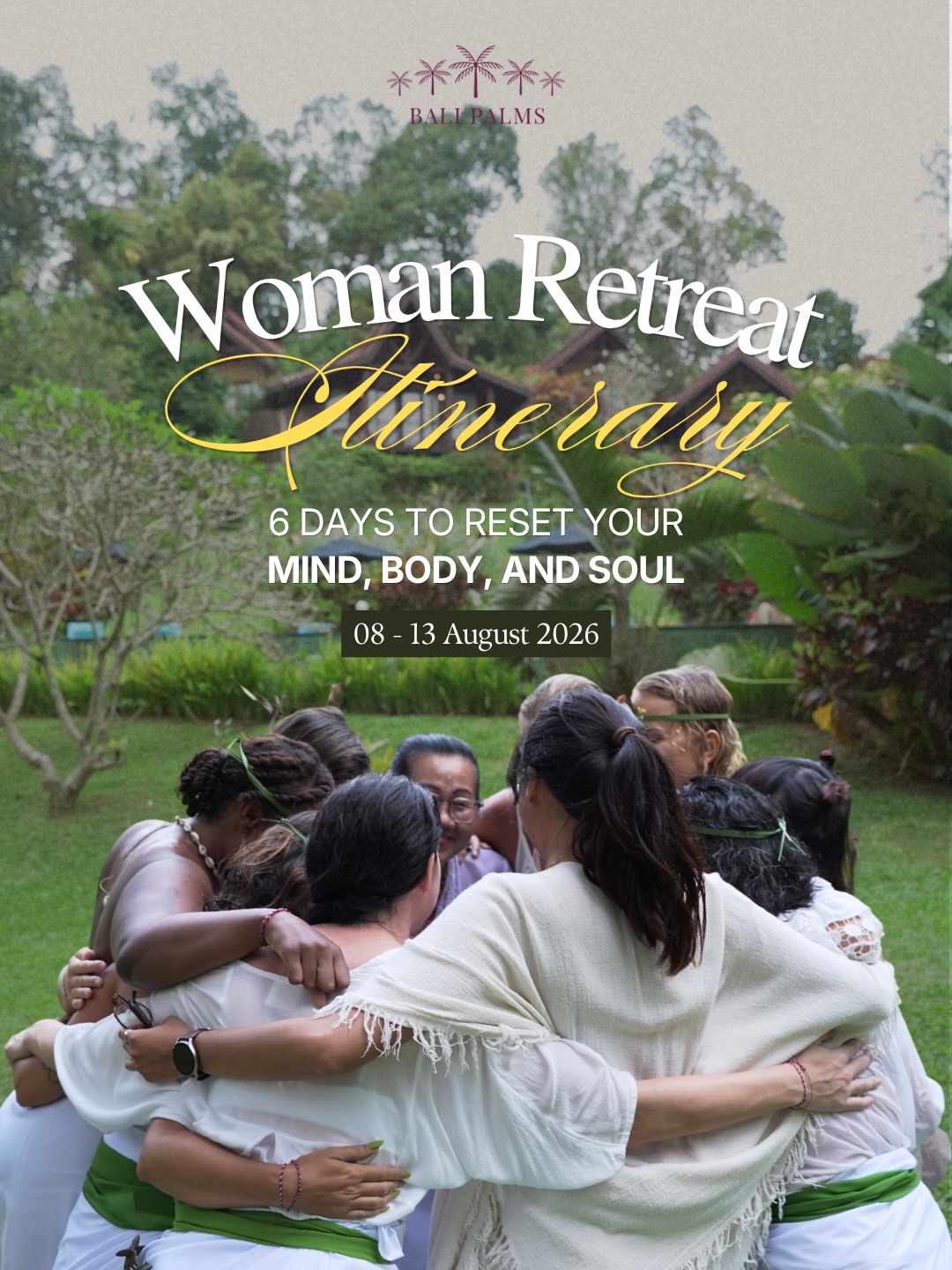 Bali Palms Facebook ad: This isn’t just a retreat.