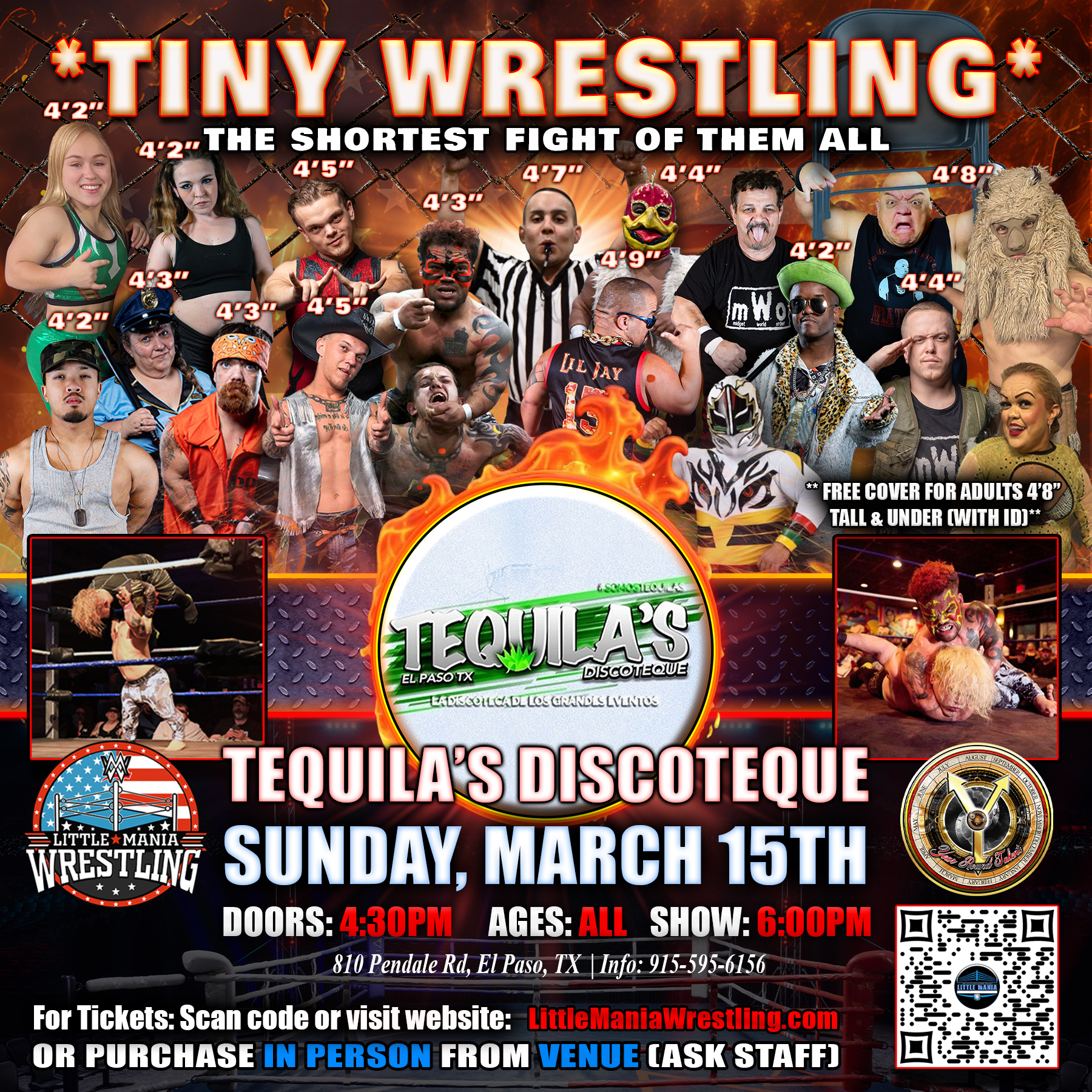 Little Mania Wrestling Facebook ad