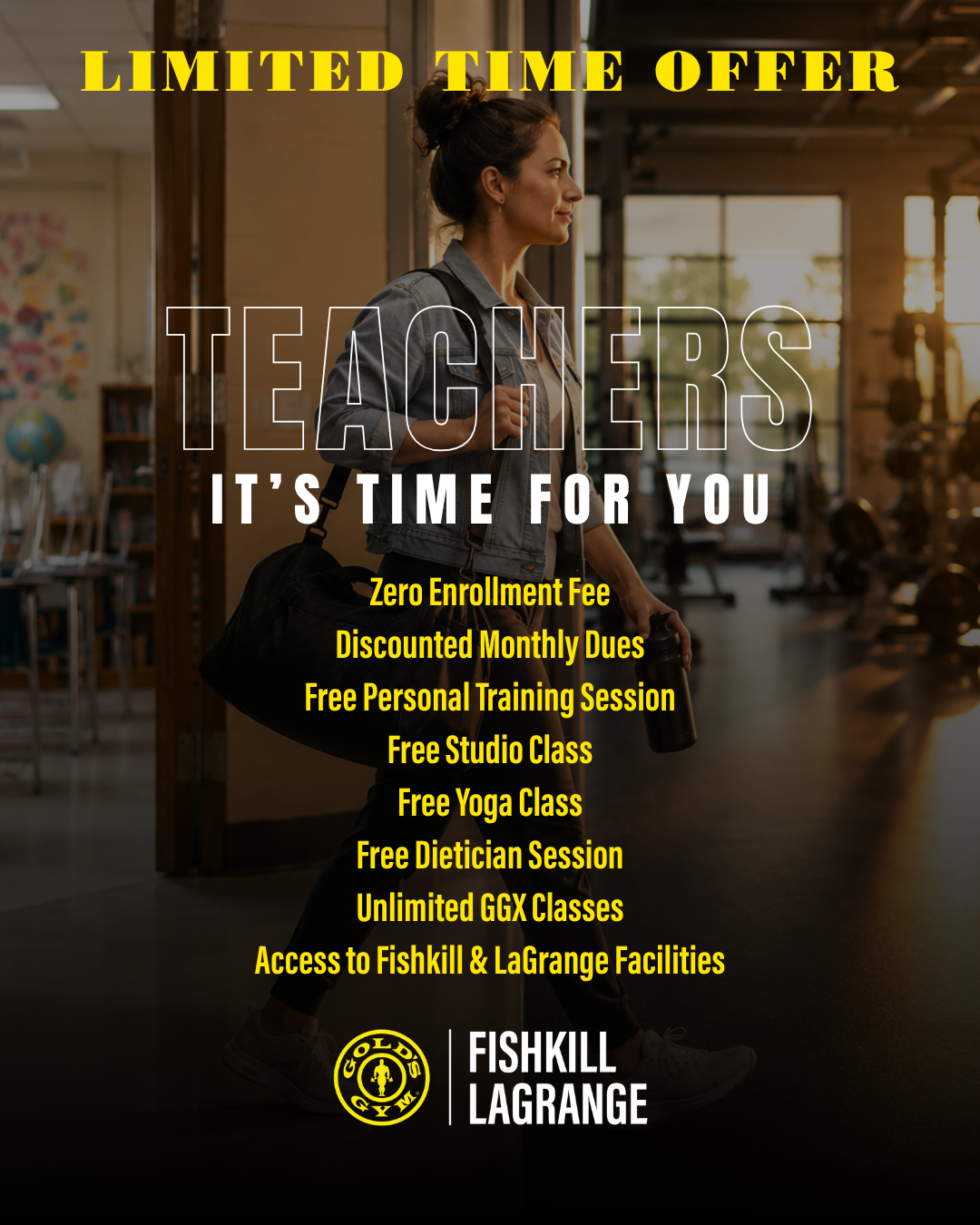 Gold's Gym LaGrange Facebook ad
