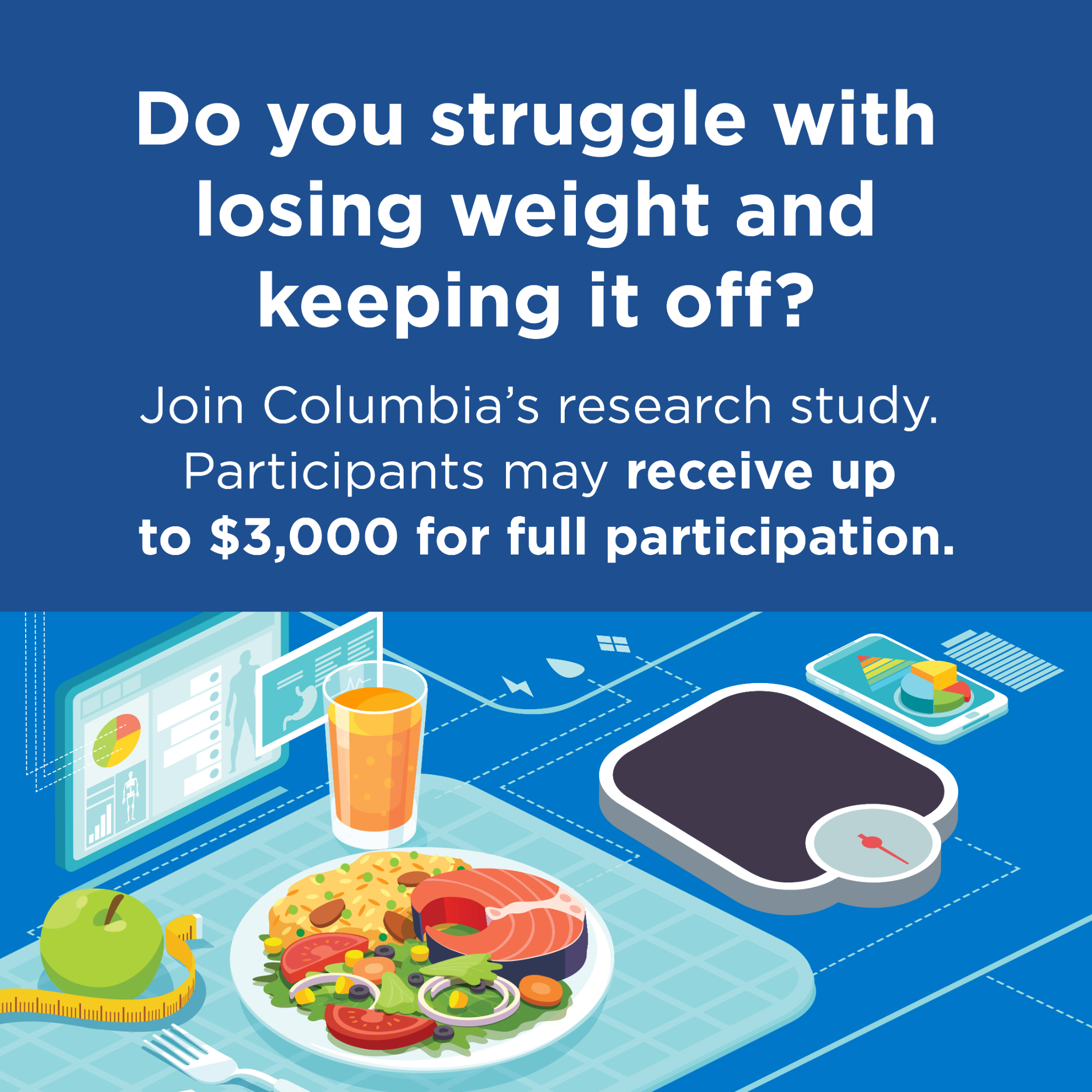 Columbia University Irving Medical Center Facebook ad from Nov 5, 2025