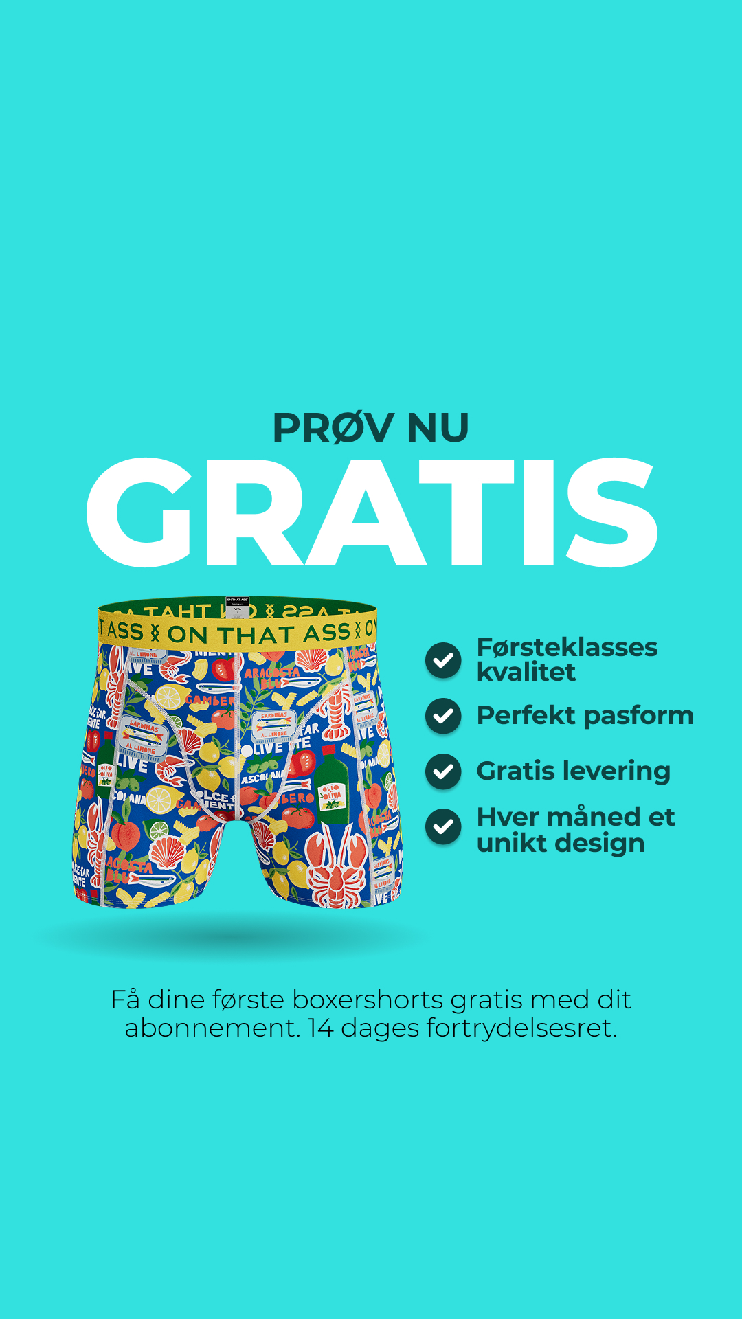 ON THAT ASS Facebook ad