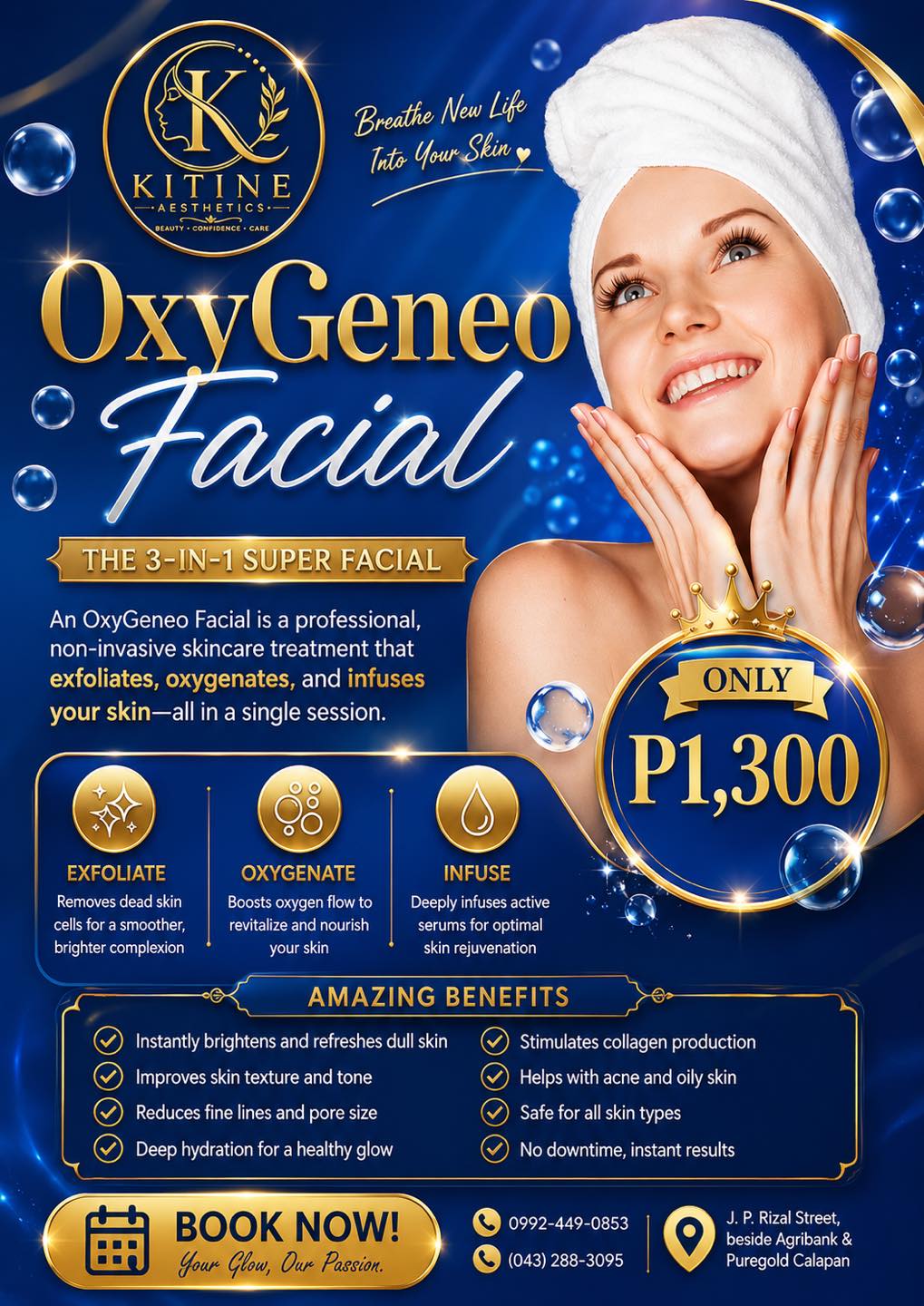 Kitine Aesthetics Calapan Facebook ad: Welcome to Kitine Aesthetic and Wellness Center, where…