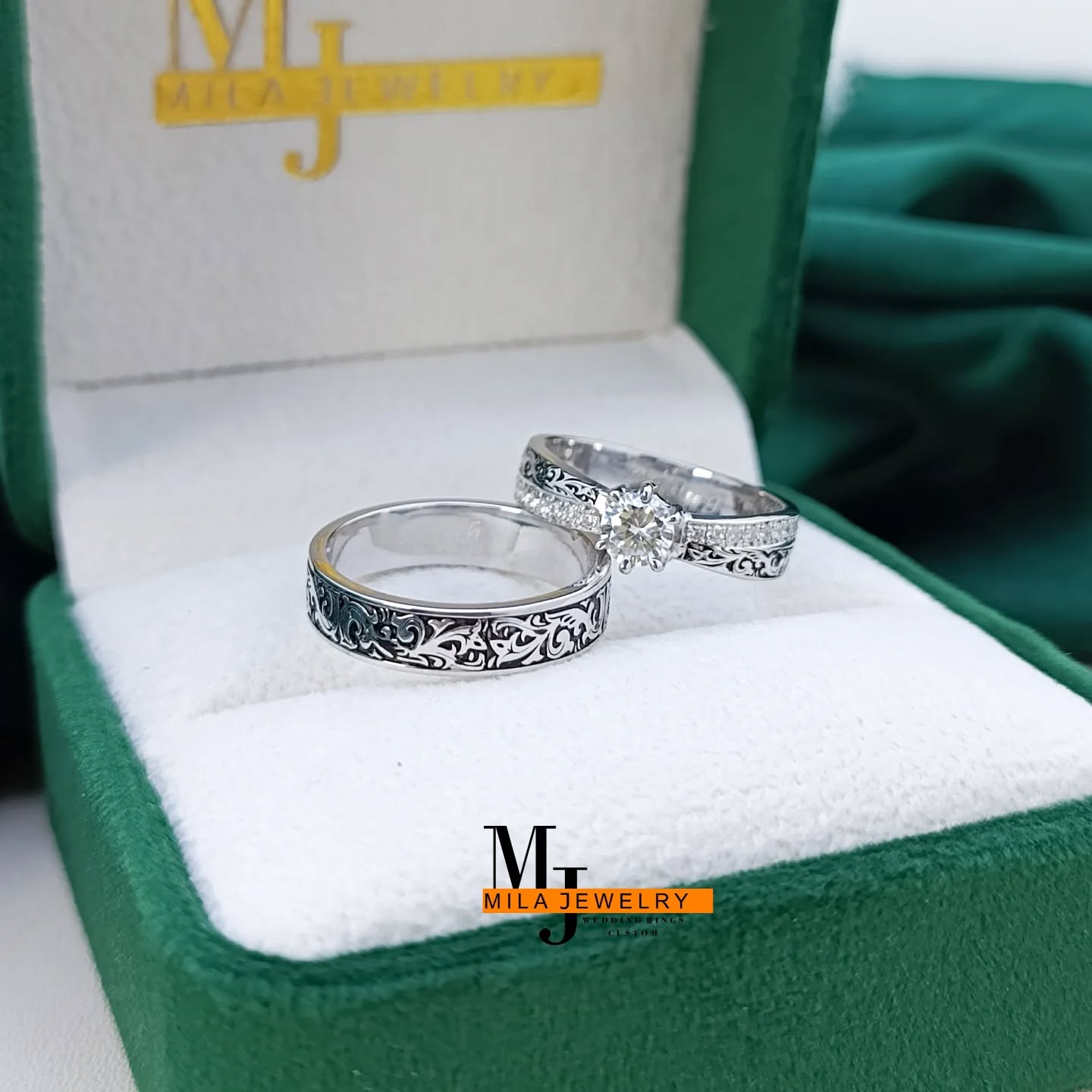 Mila Jewelry Facebook ad: Wedding Rings Nusantara Series