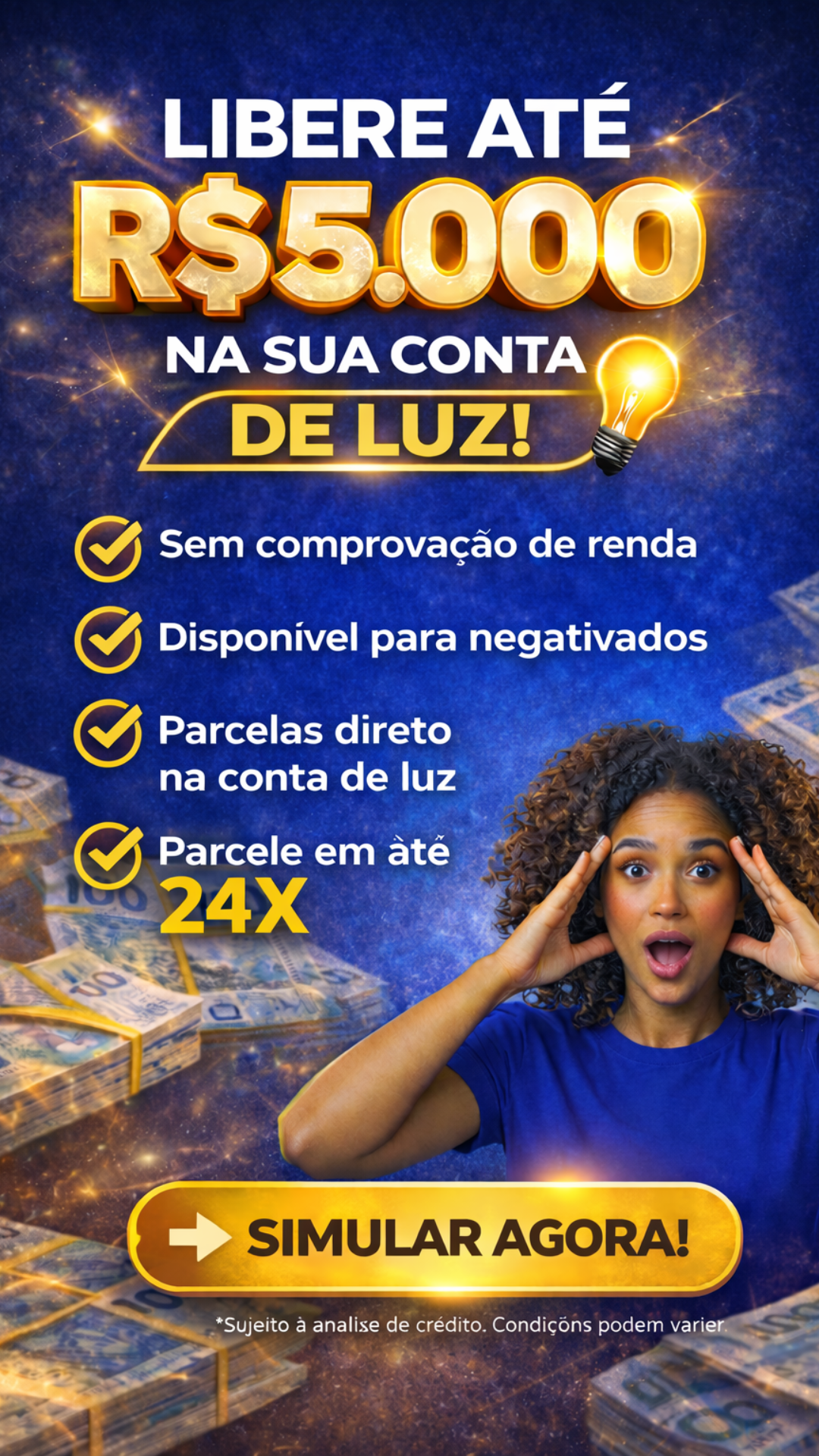 CredLuz  Facebook ad