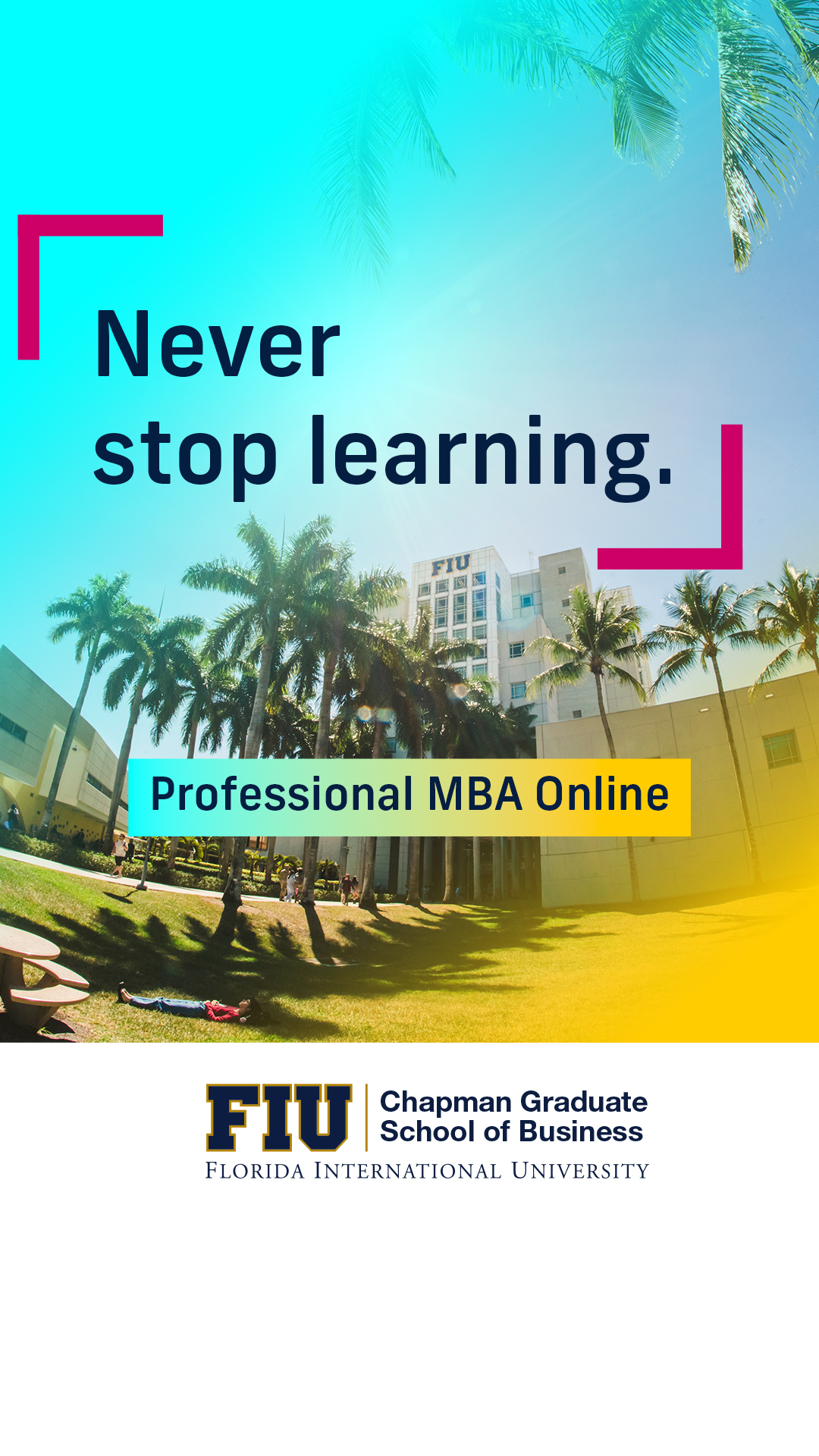 FIU Chapman Graduate School of Business Facebook ad