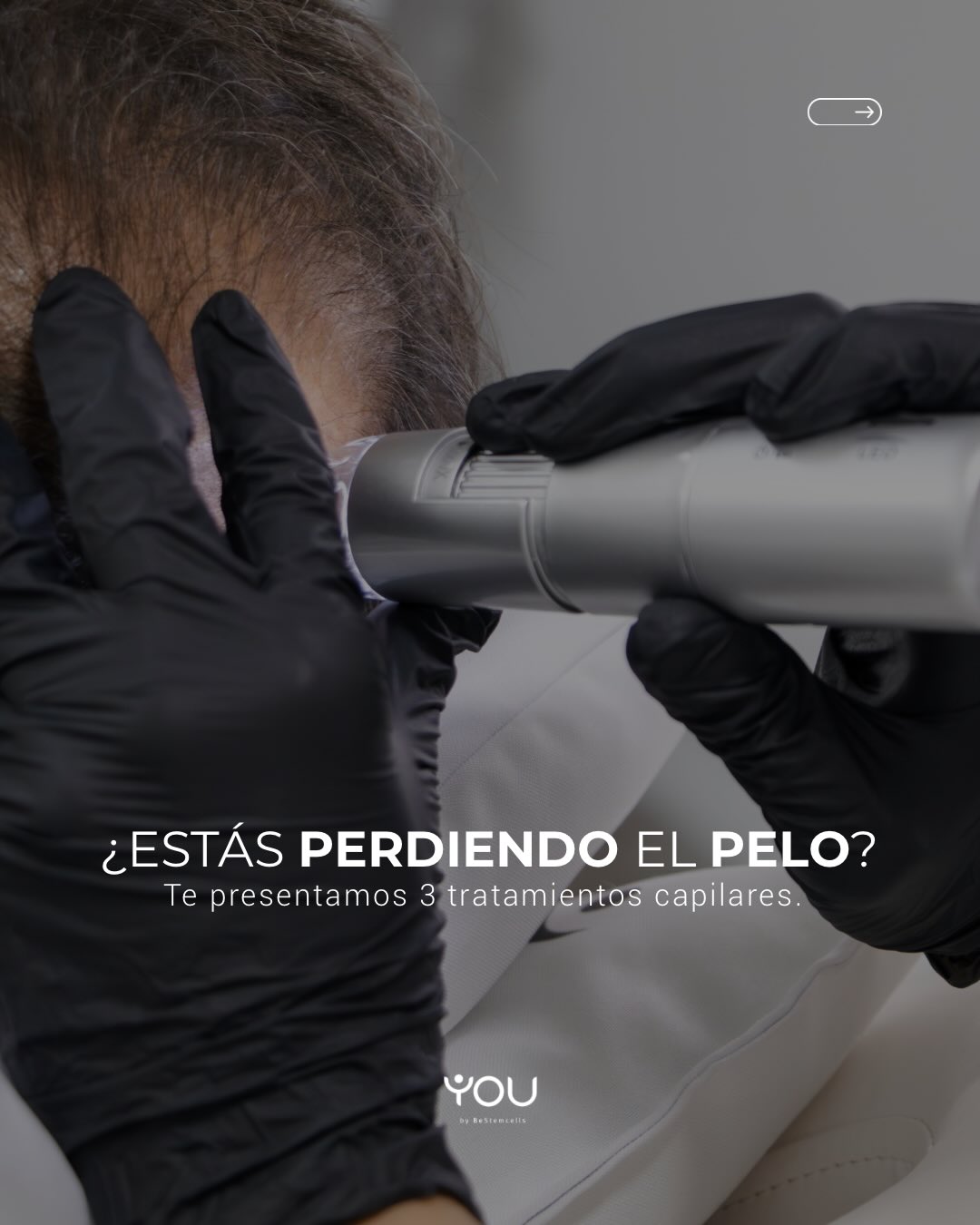 YOU.BeStemcells Facebook ad: ¿Sabías que podés fortalecer y recuperar tu cabello…