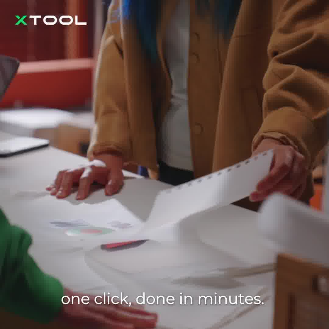 xTool Facebook ad: xTool Apparel Printer: Your Custom Apparel Era Starts Here