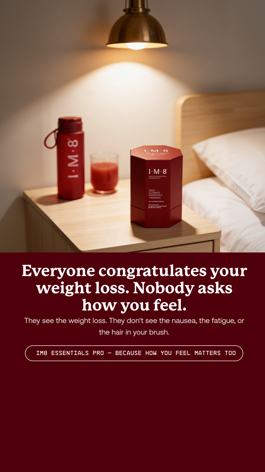 IM8 Global Facebook ad: Trying Everything, Seeing Nothing?