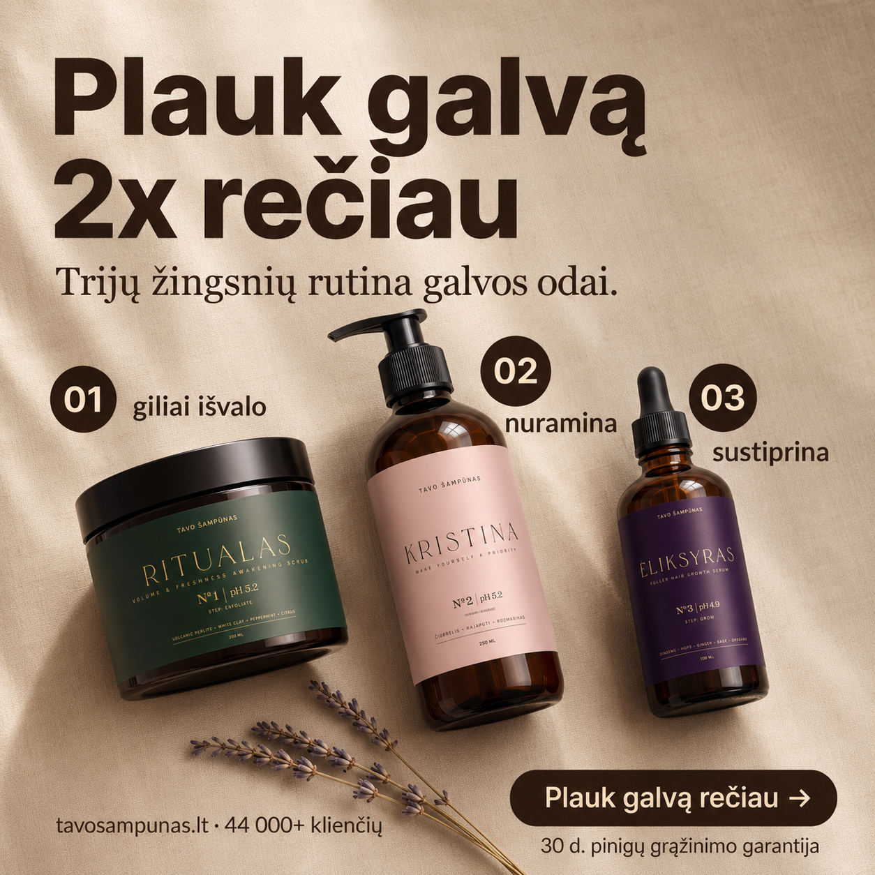 Tavo Šampūnas Facebook ad