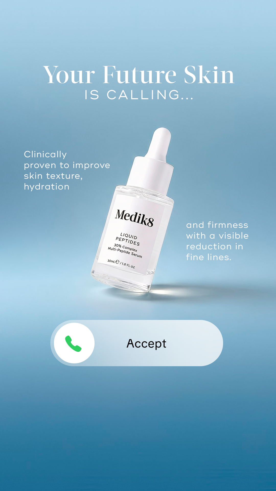 Medik8 Facebook ad
