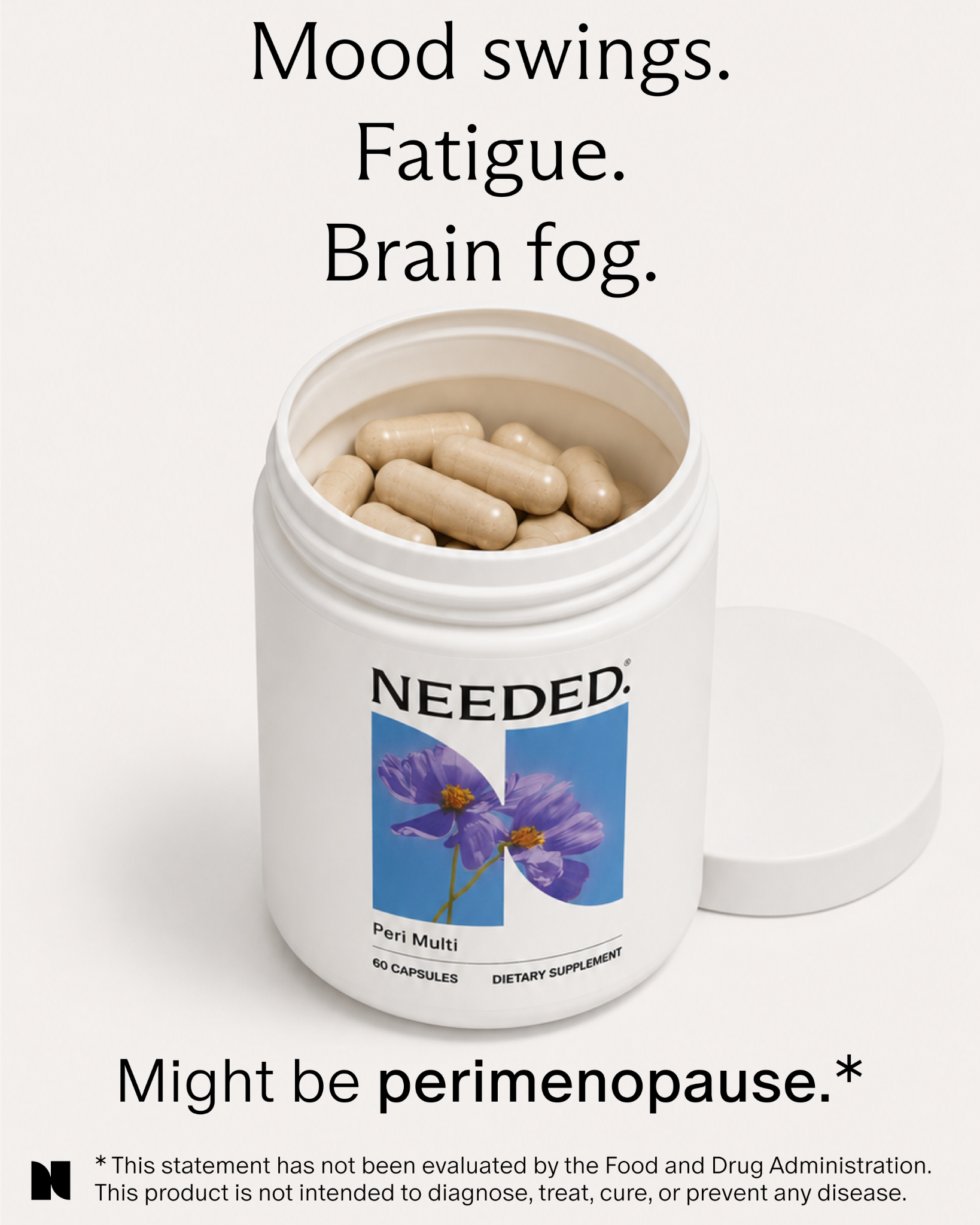 Needed. Facebook ad: Needed. for your daily routine