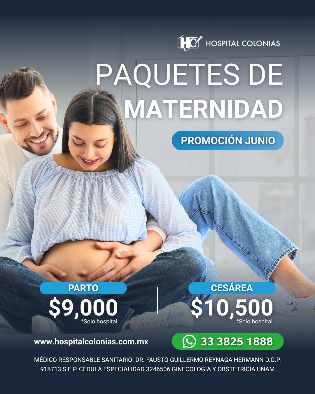 Hospital Colonias Facebook ad from Jun 11, 2026