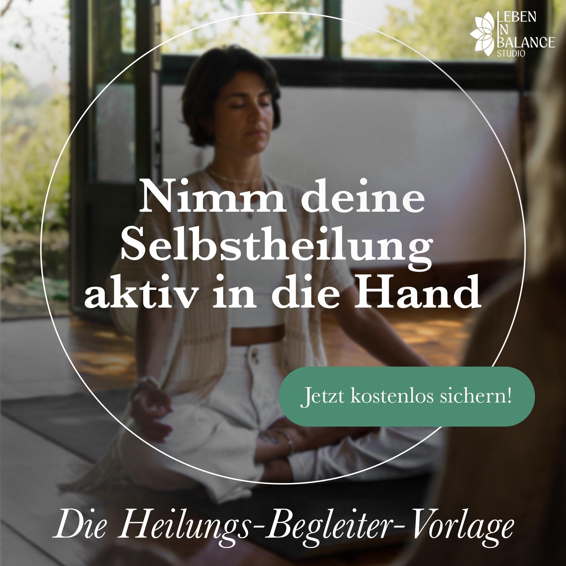 Leben in Balance Studio Facebook ad: Jetzt kostenfrei sichern!