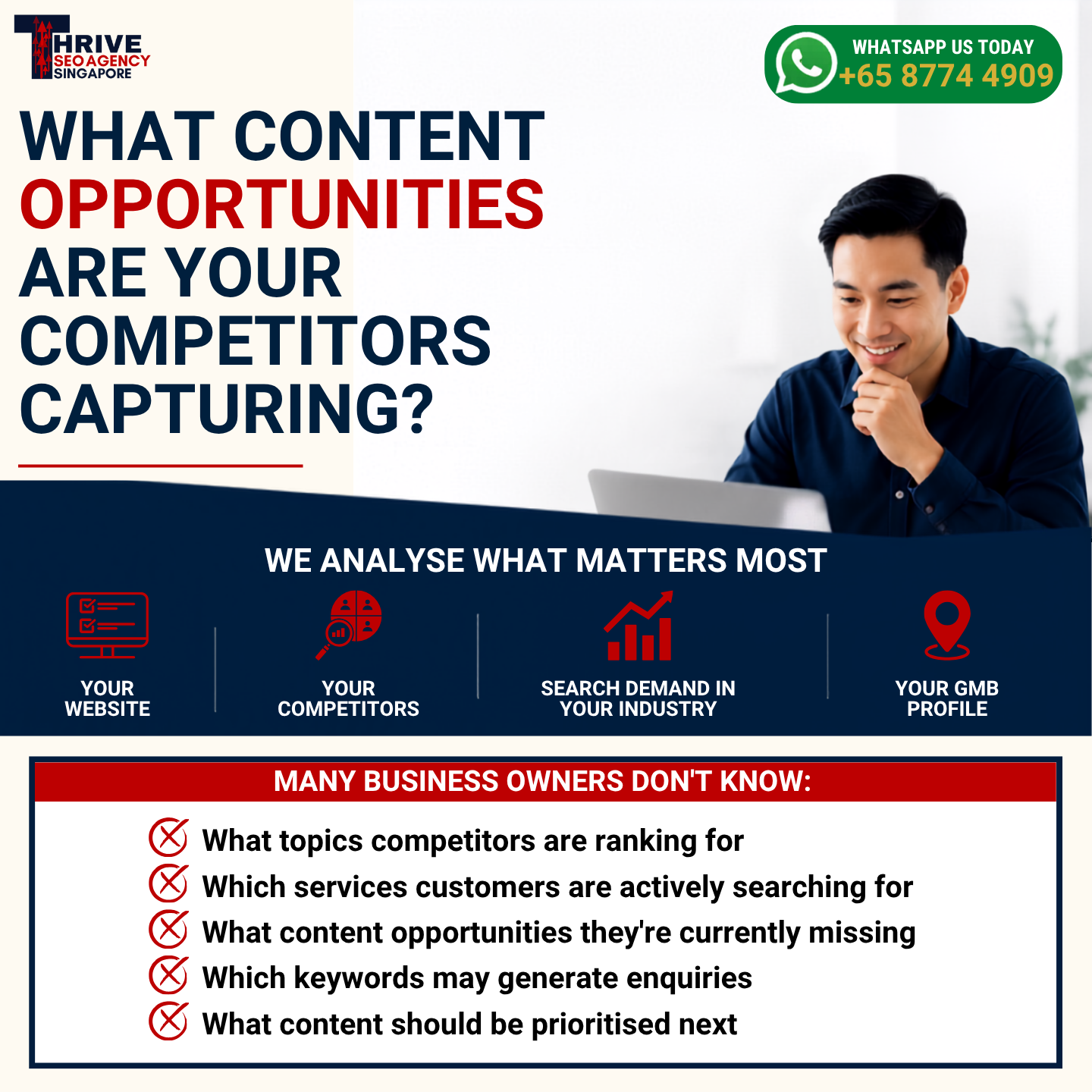 Thrive SEO Agency Singapore Facebook ad