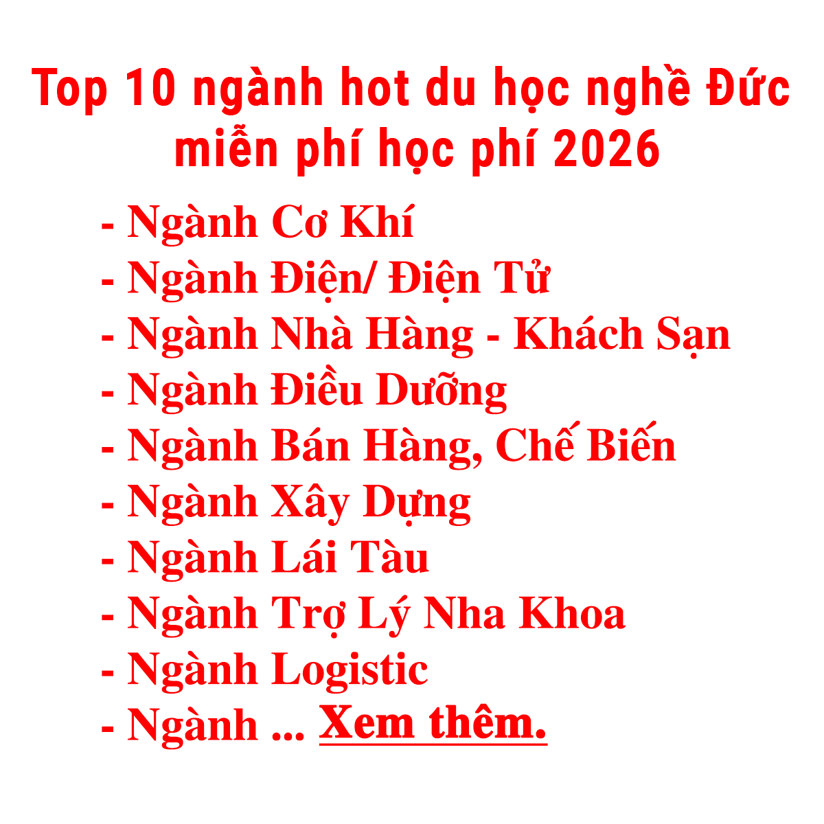 Cộng đồng du học sinh Việt Nam tại Đức Facebook ad: Du học nghề Đức miễn phí học phí