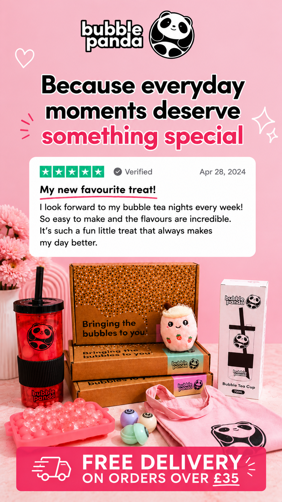 Bubble Panda Facebook ad