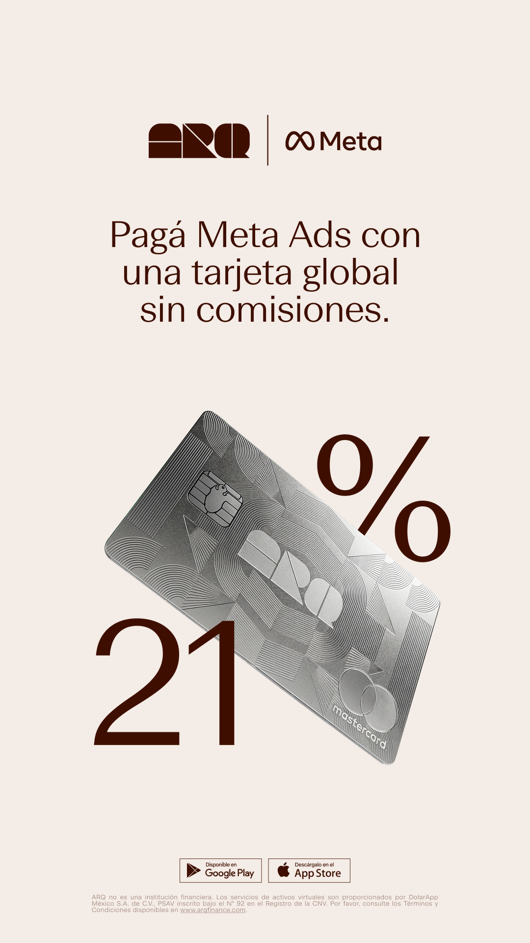ARQ Facebook ad