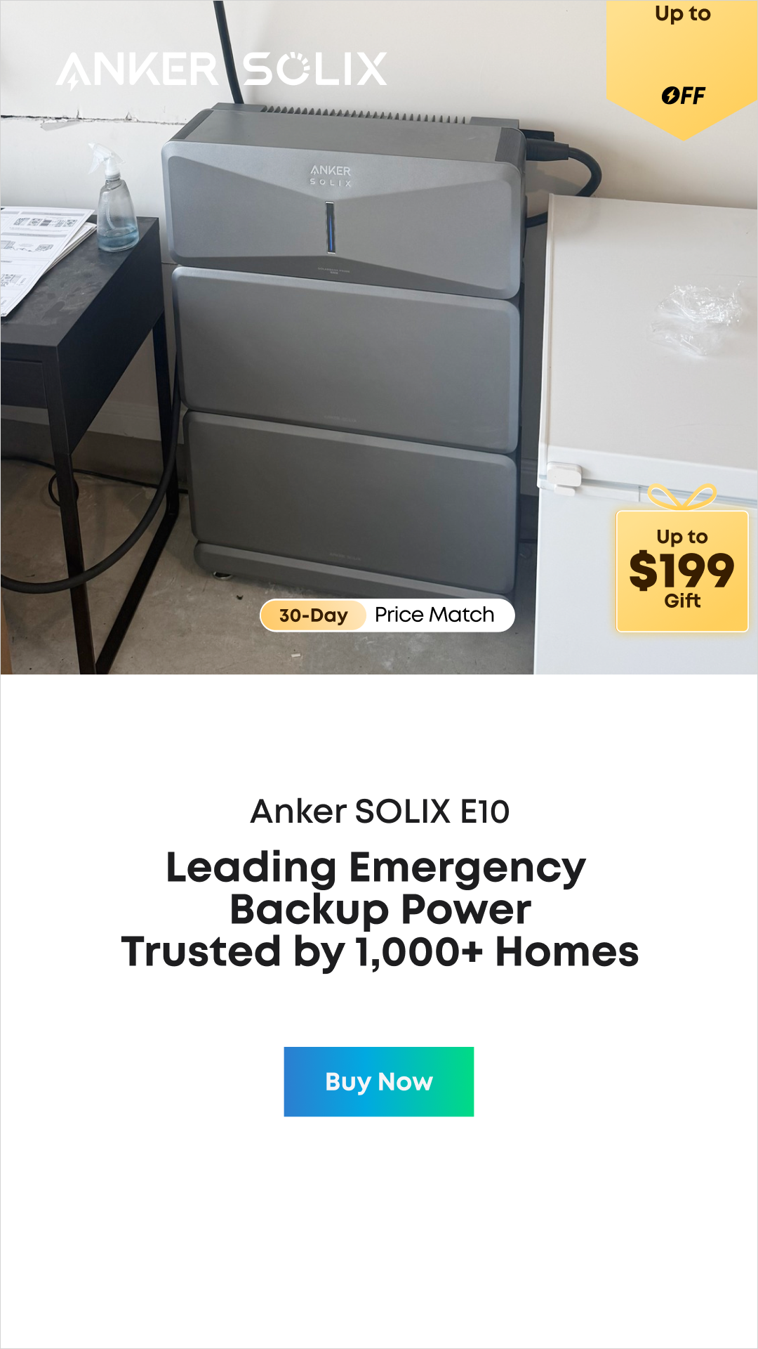 Anker SOLIX Facebook ad