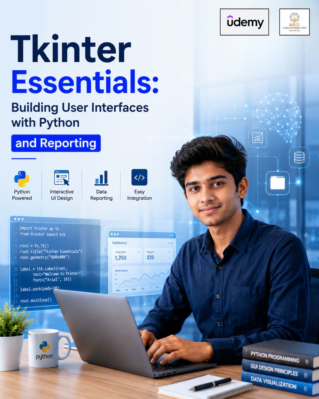 Maharashtra Knowledge Corporation Limited (MKCL) Facebook ad: Learn Tkinter & Build Python GUIs