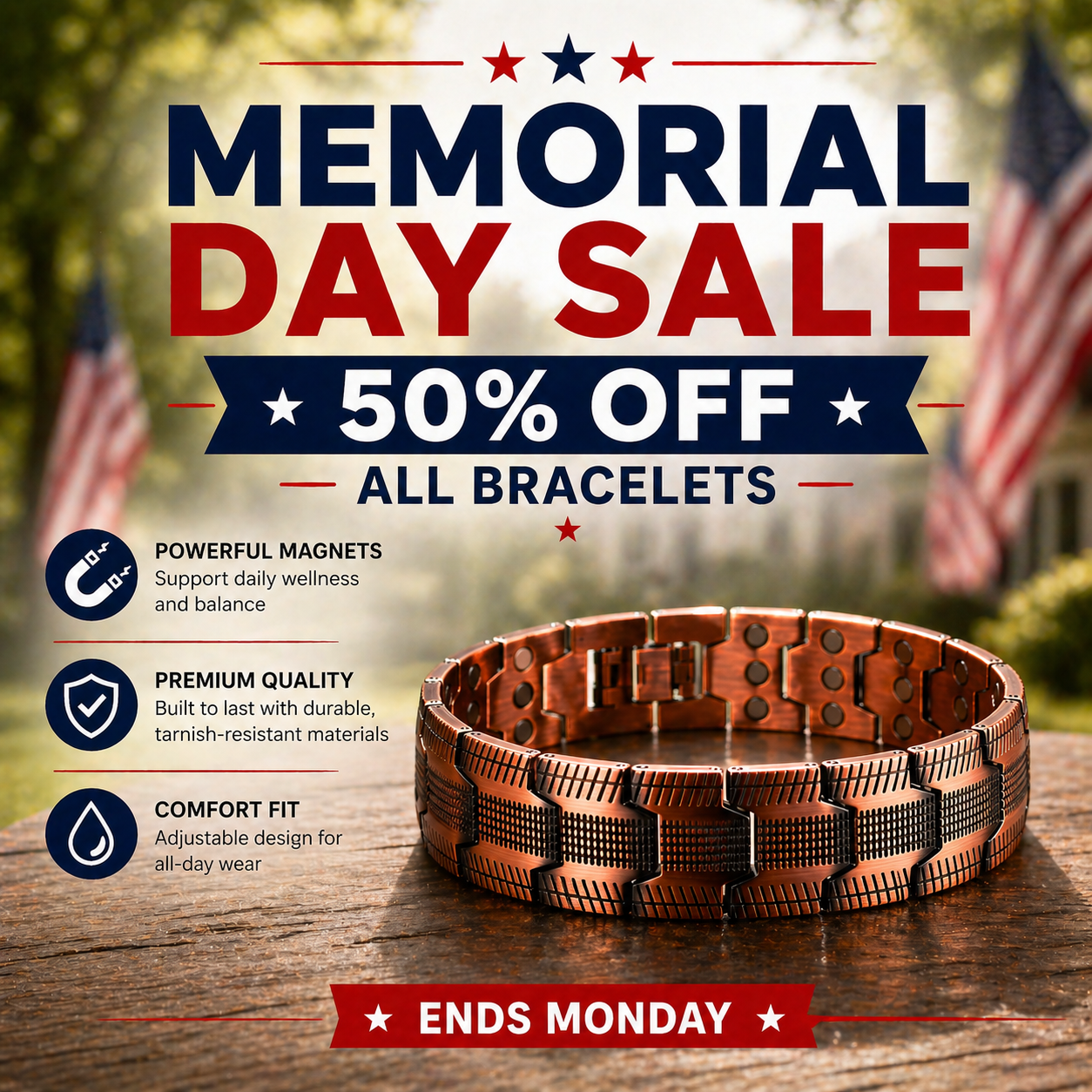 Nora Giles Facebook ad: Memorial Day Sale Ends Monday!
