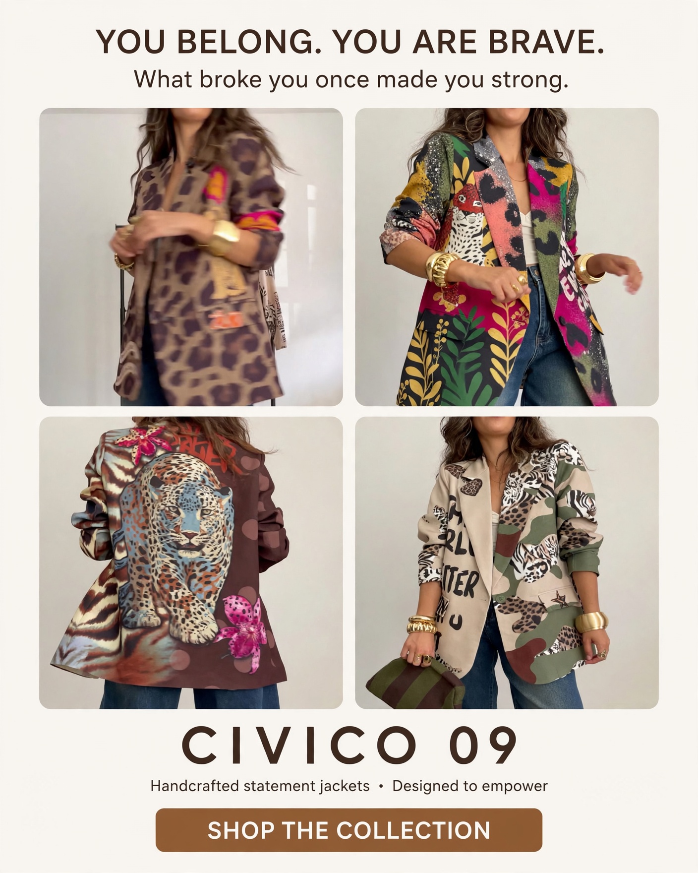 Civico 09 Facebook ad: BLAZER TOP