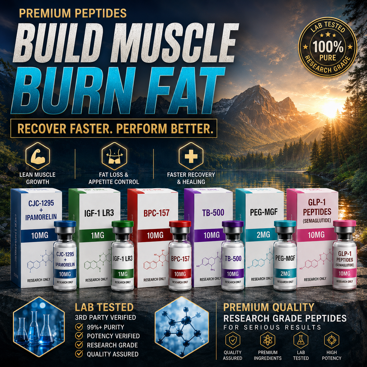 PureForm Peptides HXJS1 Facebook ad