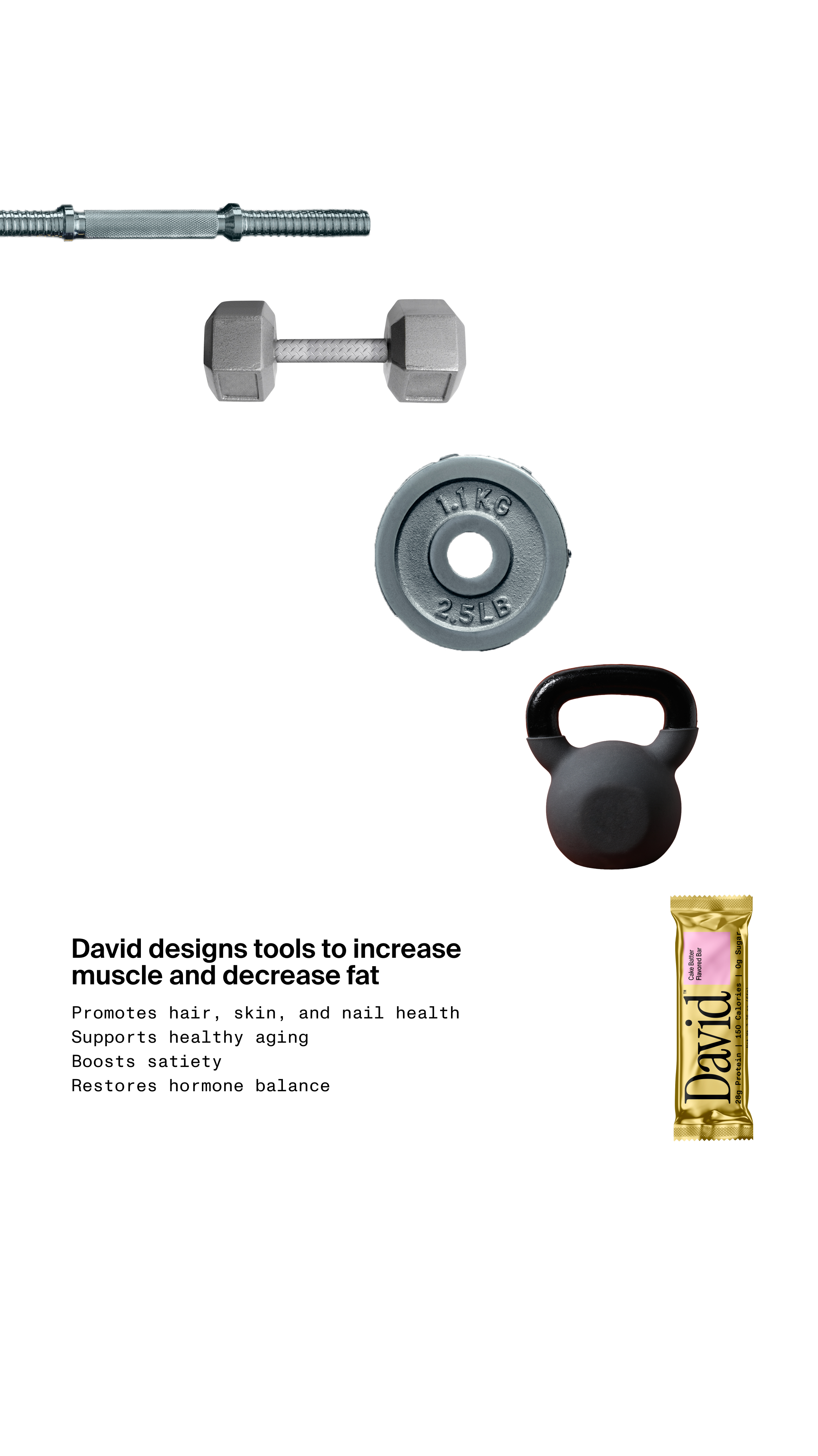 David Protein Facebook ad