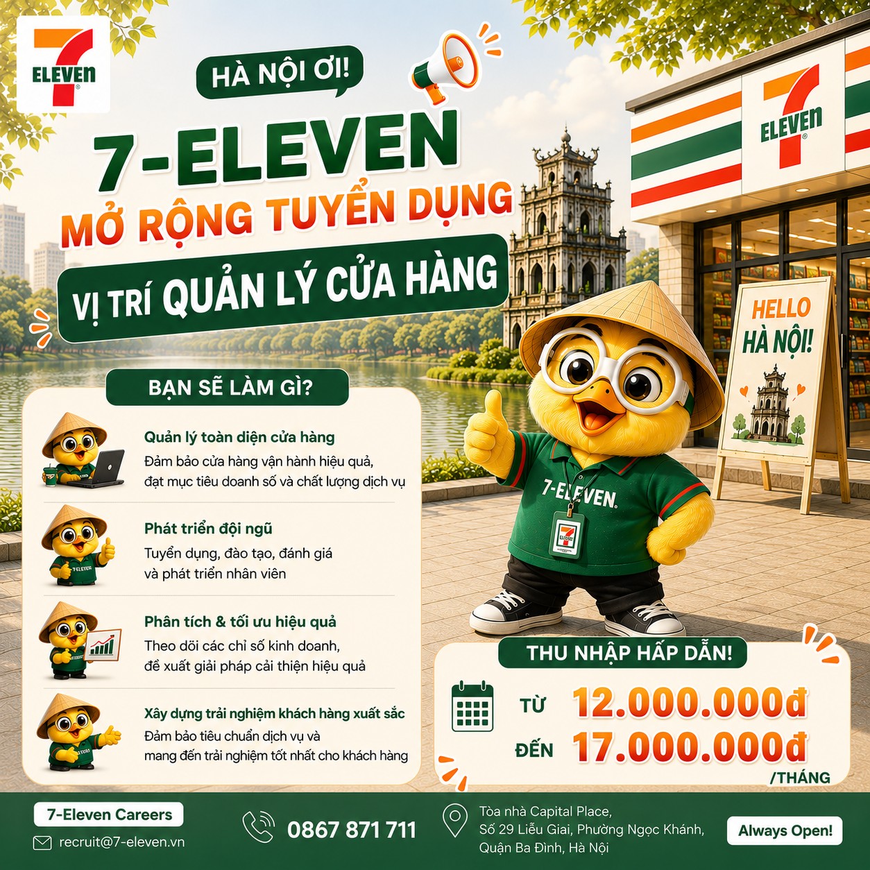 7-Eleven Vietnam Careers Facebook ad