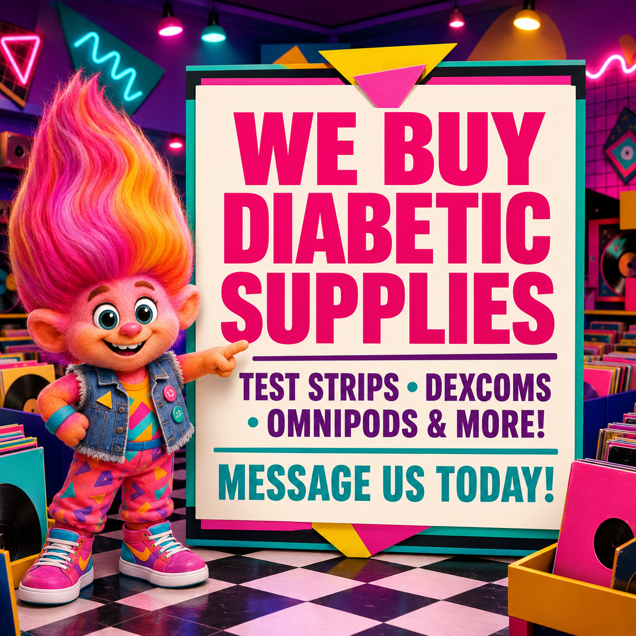 Test Strip Depot- Cash For Diabetic Supplies  Facebook ad