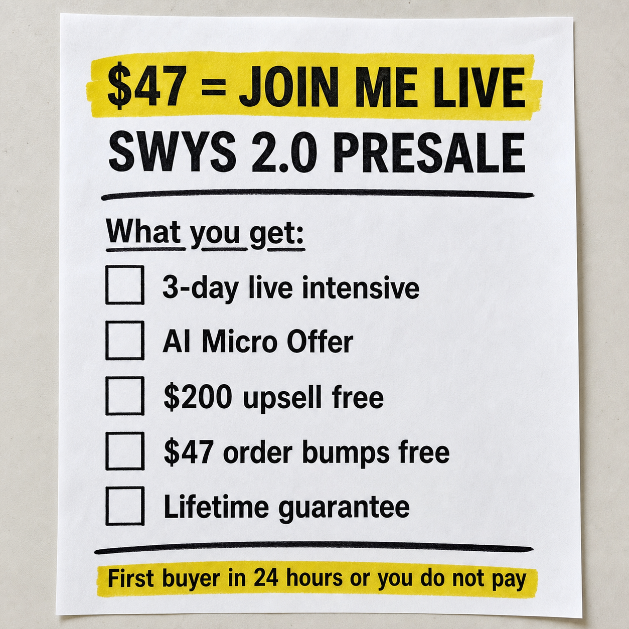 Zac Hansen - The Productized Coach Facebook ad: Install An AI Micro Offer That Adds 5-15+ Presold Buyers…