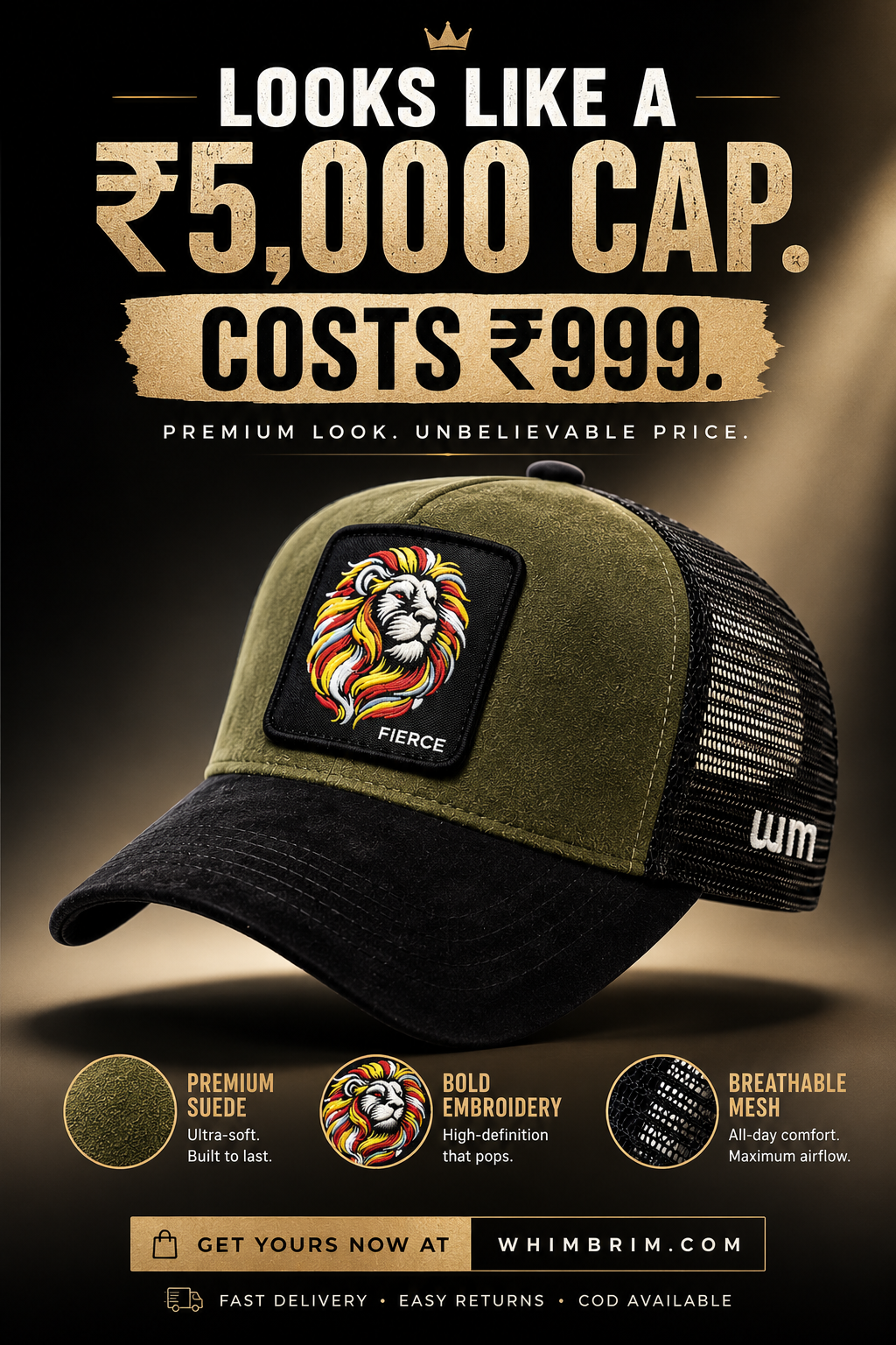 WHIM BRIM Facebook ad