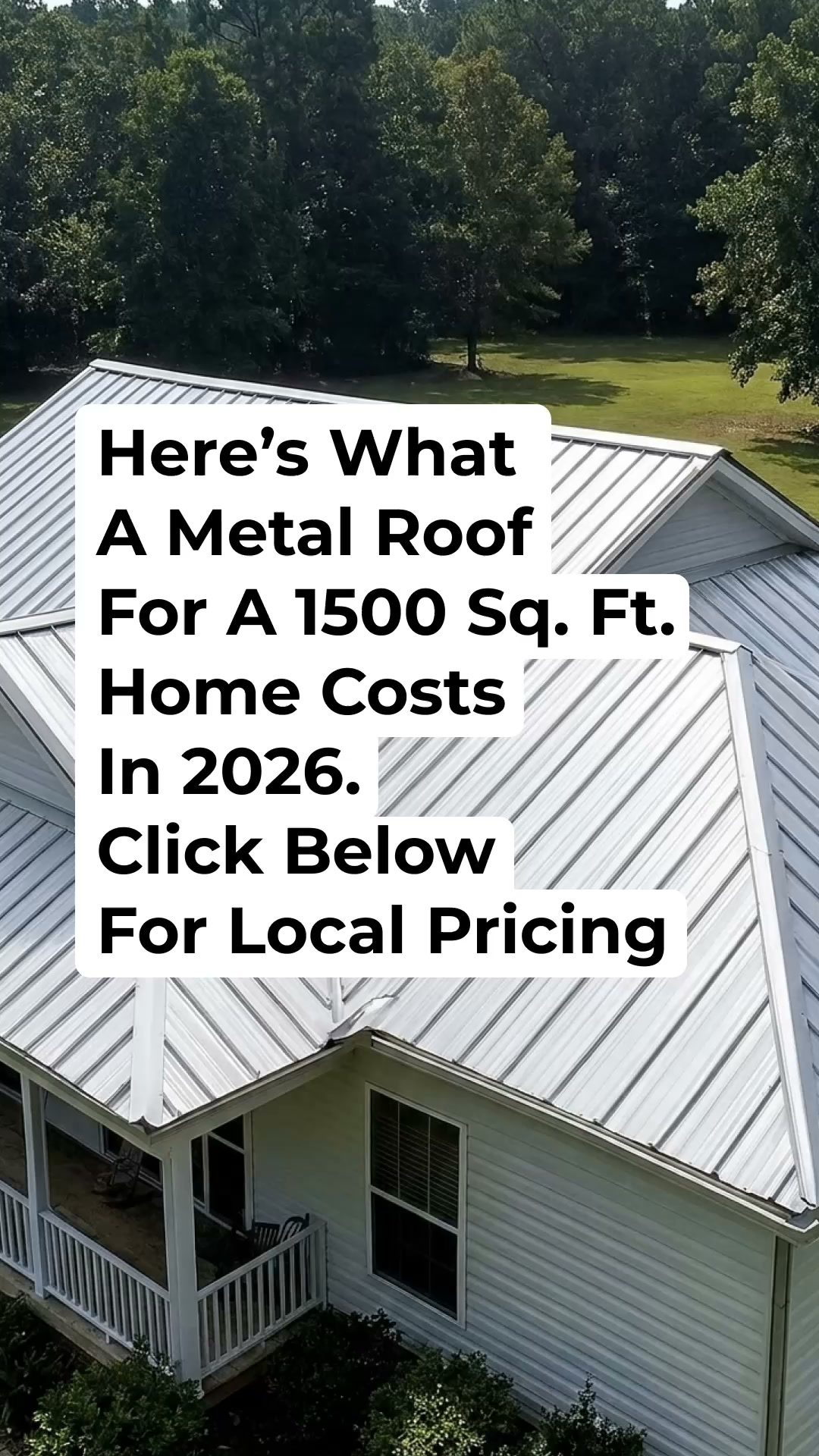 HomeBuddy.com Facebook ad: The Cost of New Metal Roof Might Surprise You