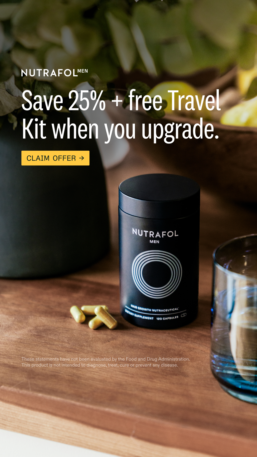 Nutrafol Men Facebook ad