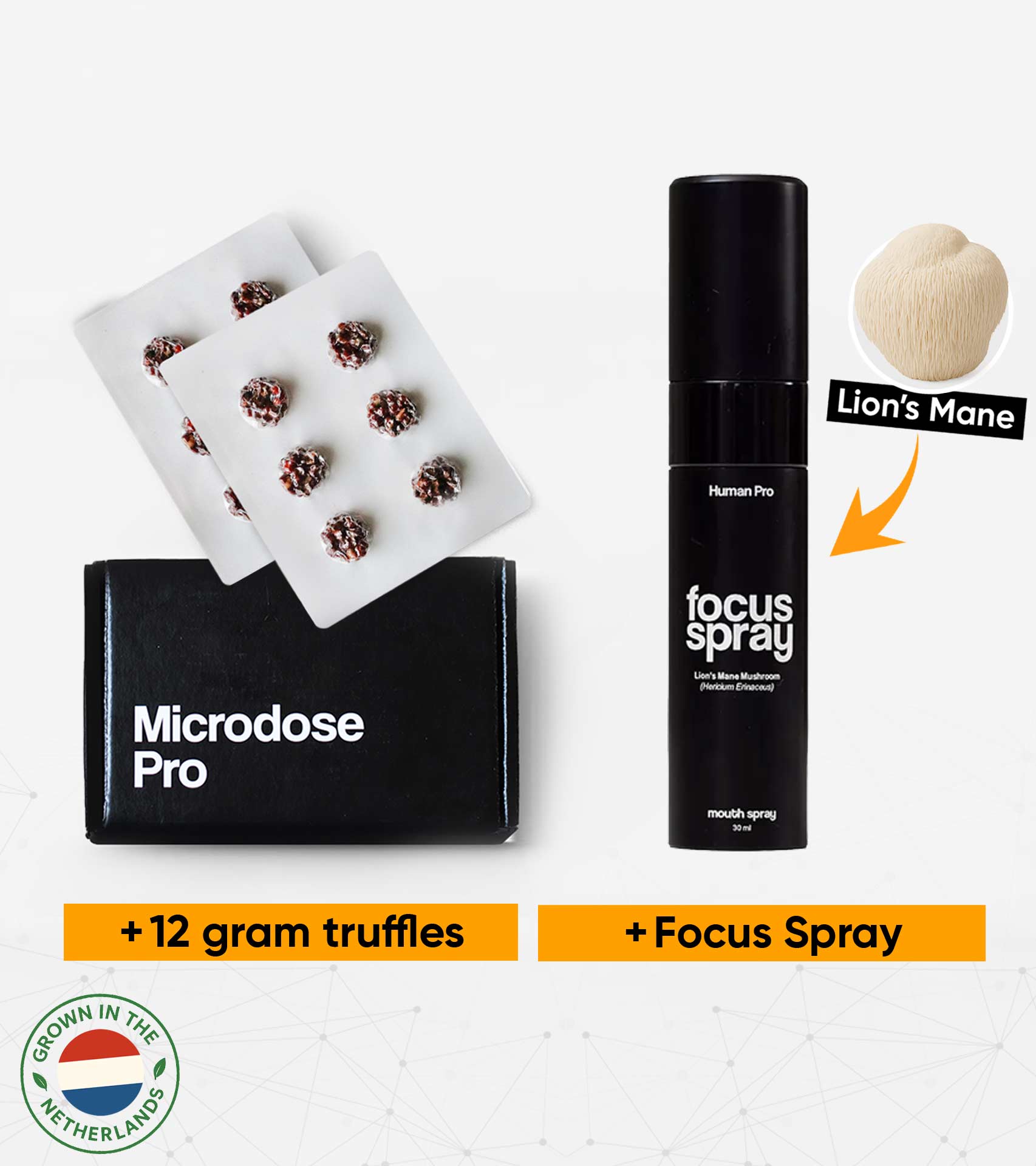 Microdose.Amsterdam Facebook ad: Trusted by 50,000+ Users