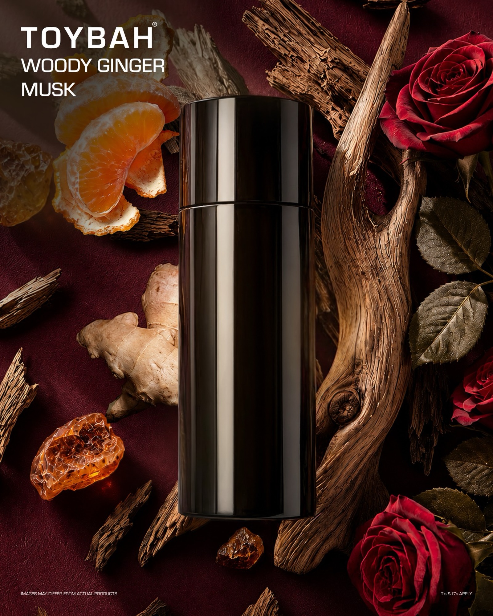 TOYBAH Facebook ad: Woody Ginger Musk 75ml - Niche Perfume - South Africa