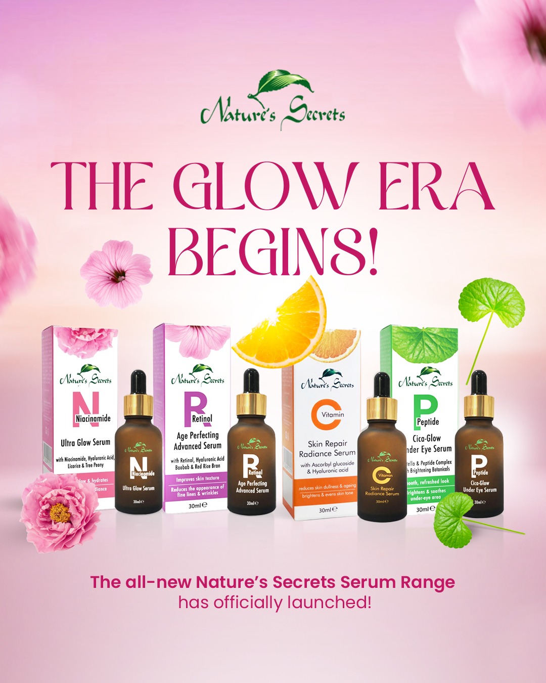 Nature’s Secrets Herbal Cosmetics Facebook ad
