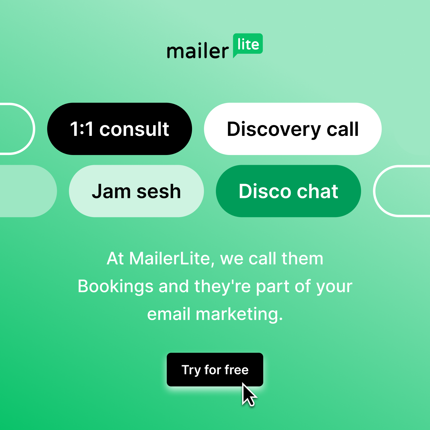 MailerLite Facebook ad