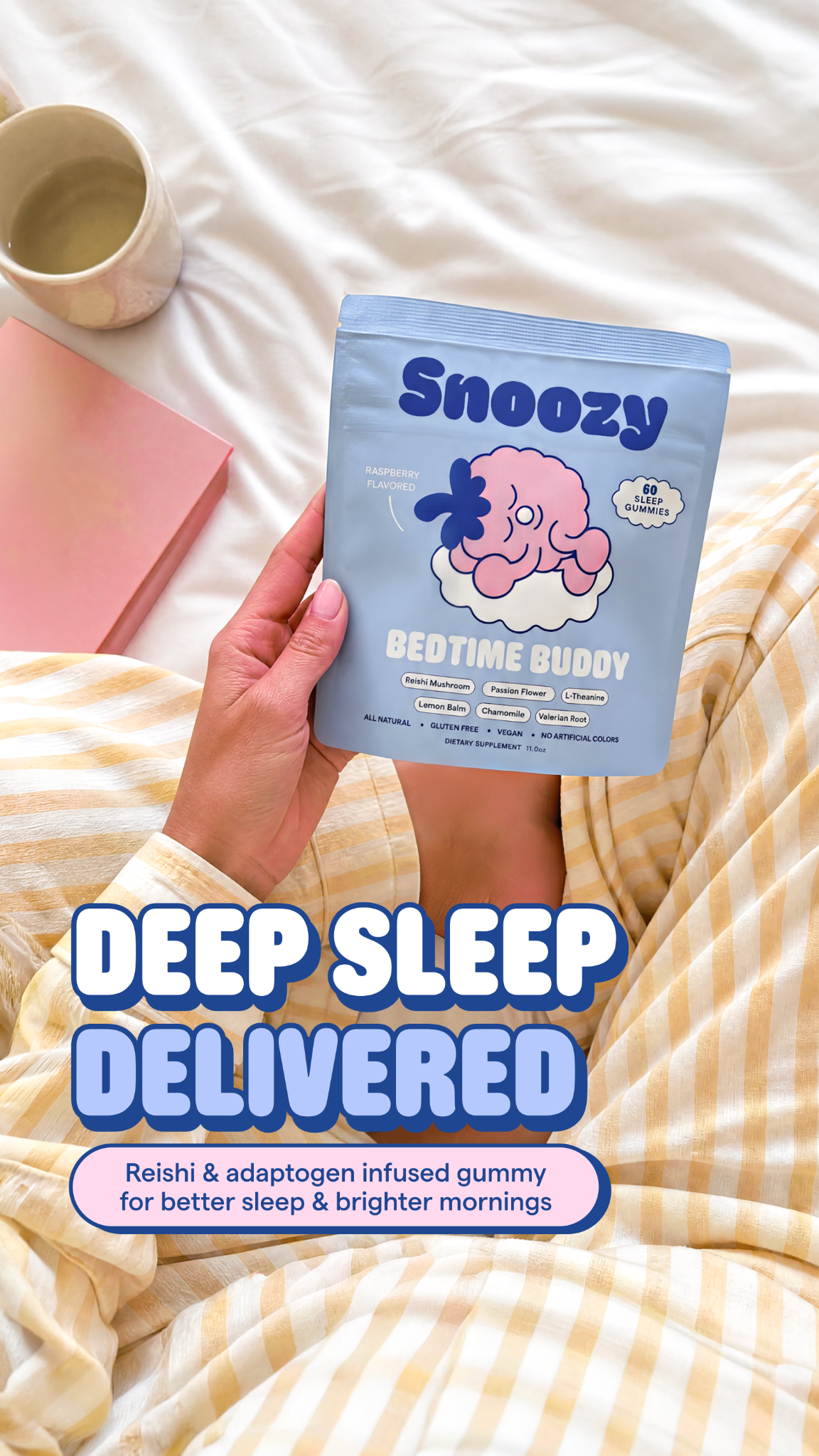 Snoozy Wellness Facebook ad from Jul 13, 2026