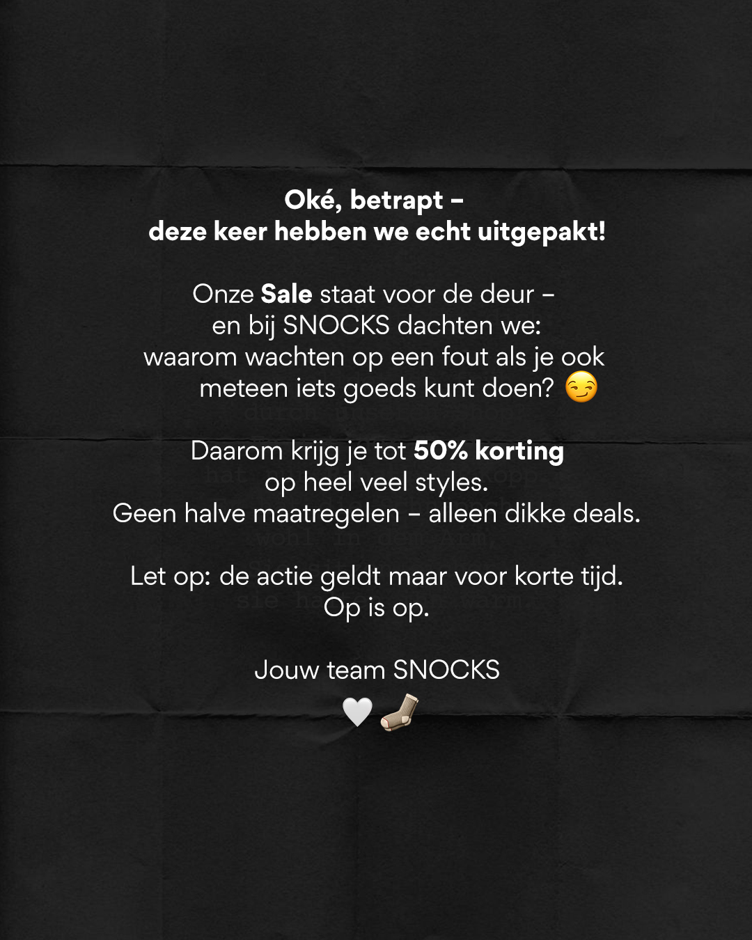 Snocks Facebook ad