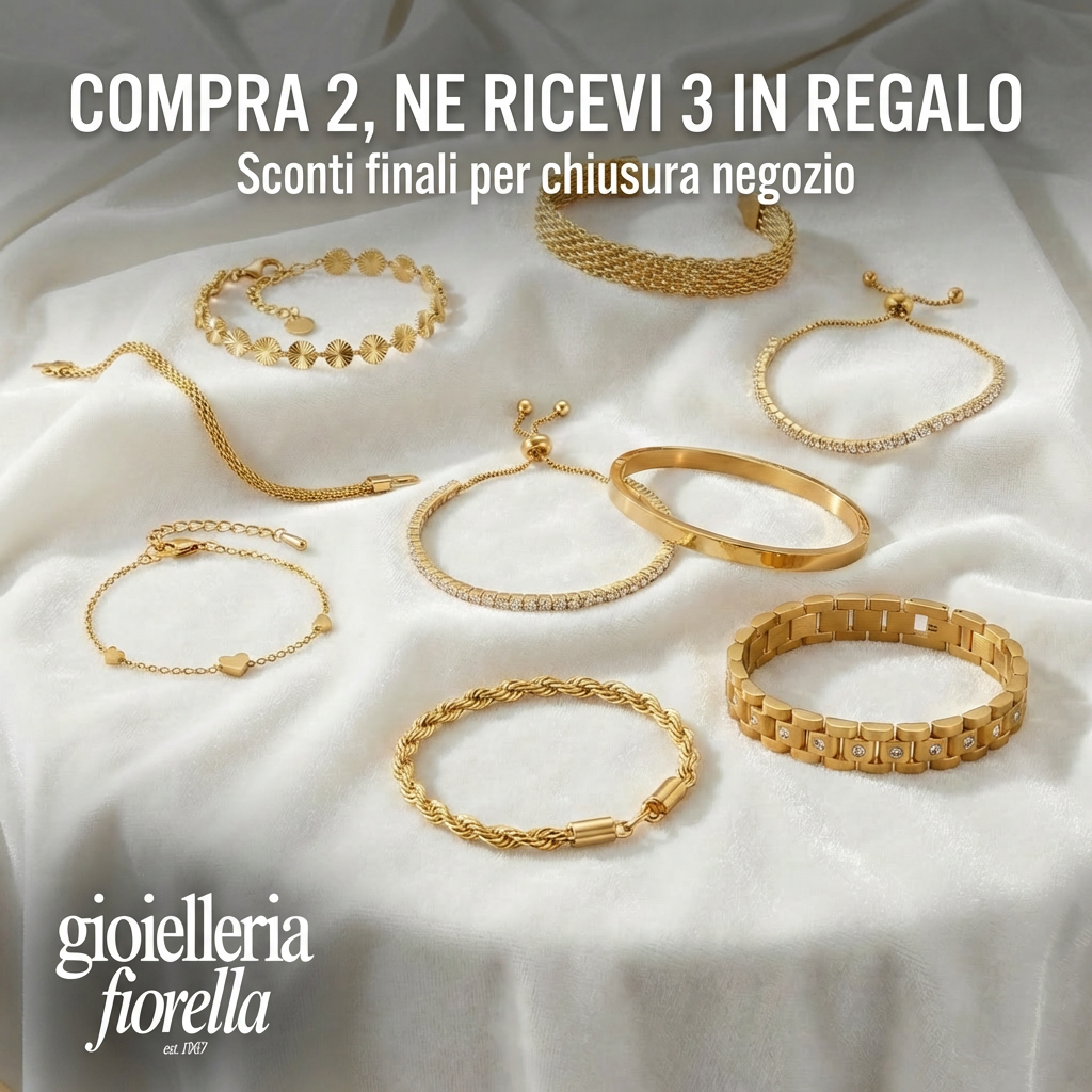 Gioielleria Fiorella Facebook ad: Gioielli senza tempo con grandi sconti a partire da soli 30€
