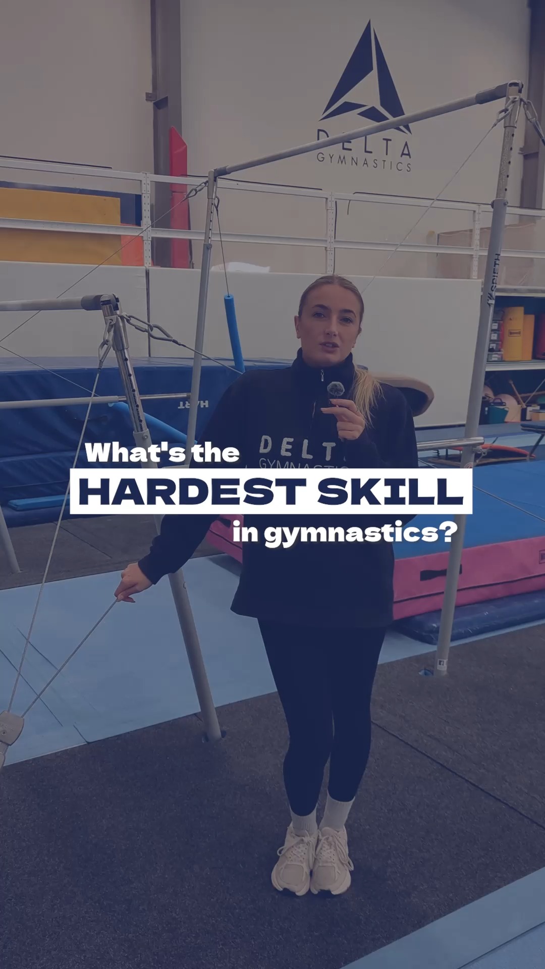 Delta Gymnastics Facebook ad: What is a hard skill to learn?