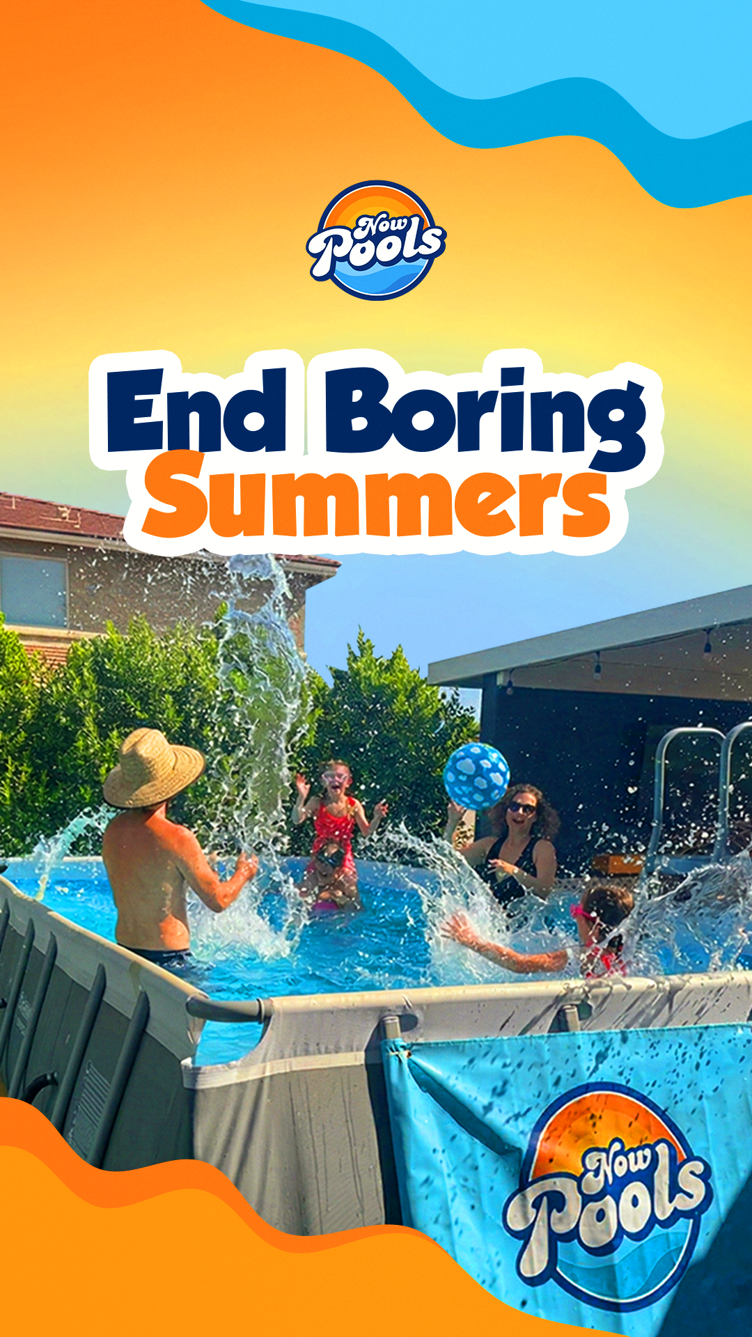 Now Pools Facebook ad