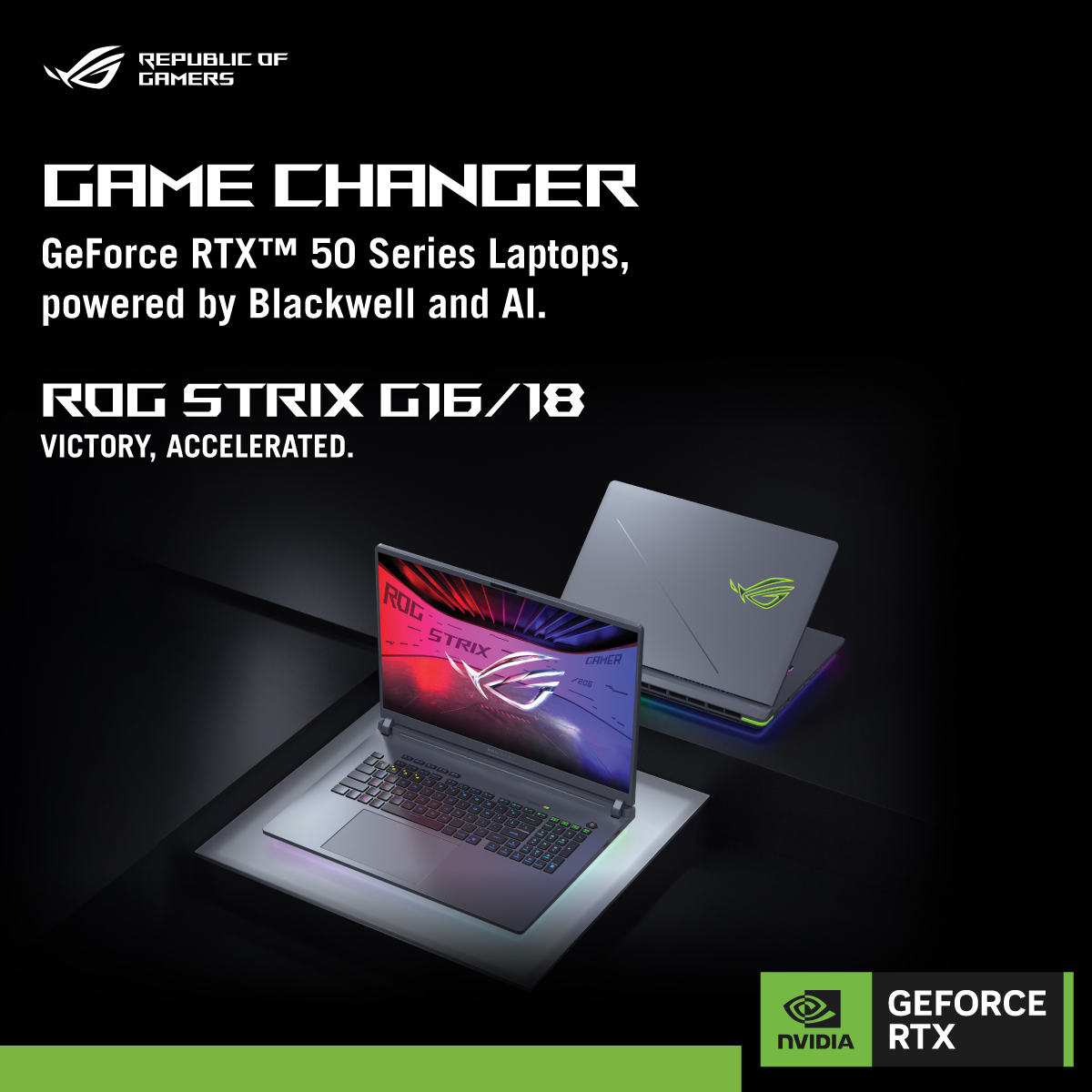 ASUS Republic of Gamers Facebook ad