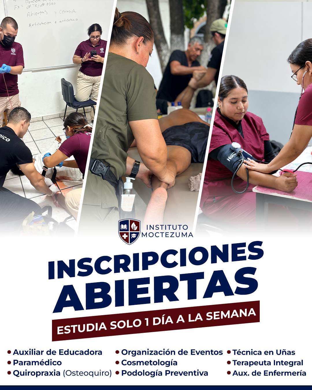 Instituto Vallarta Facebook ad: Estudia Solo 1 Día a la Semana
