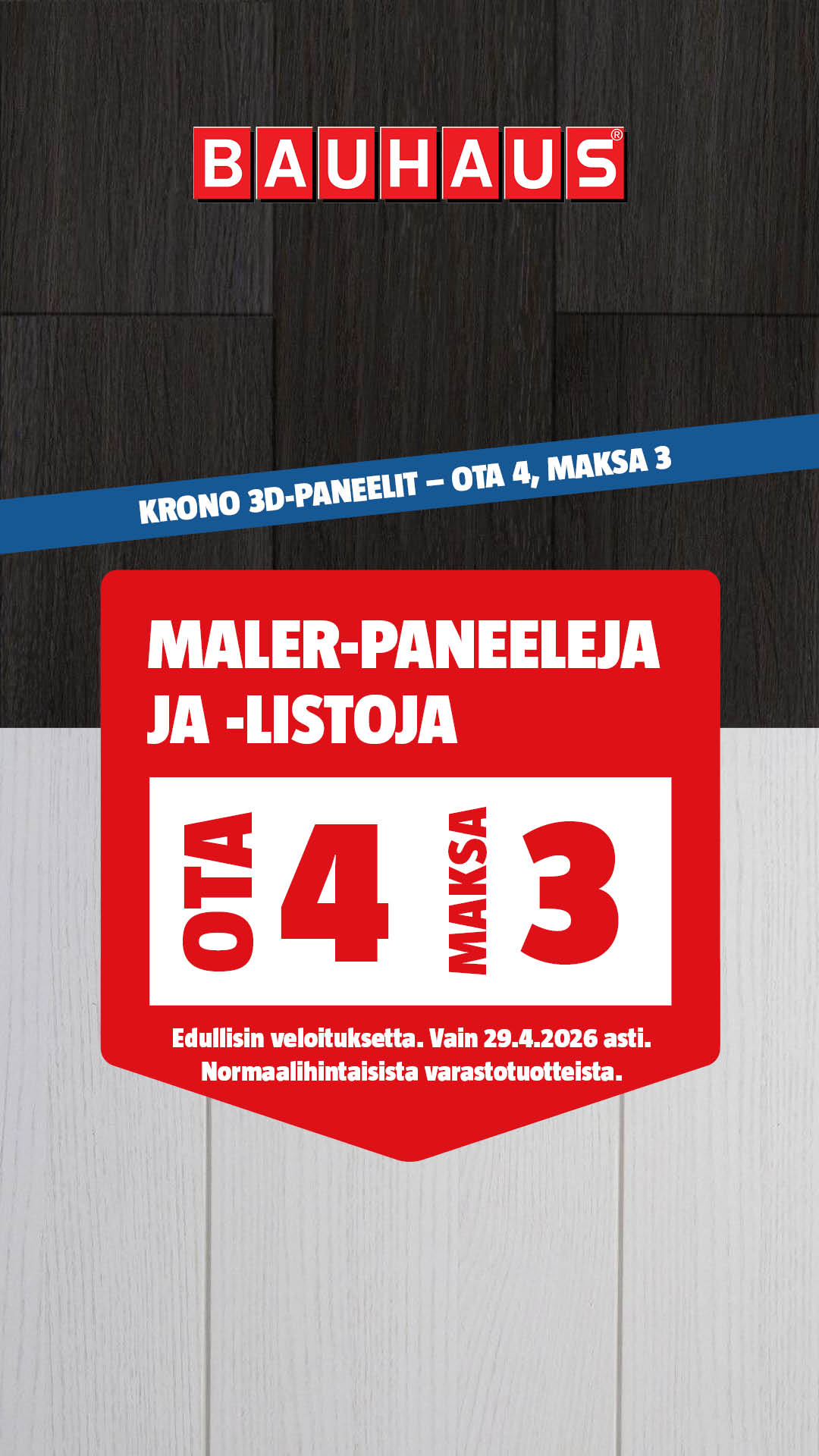 BAUHAUS Suomi Facebook ad